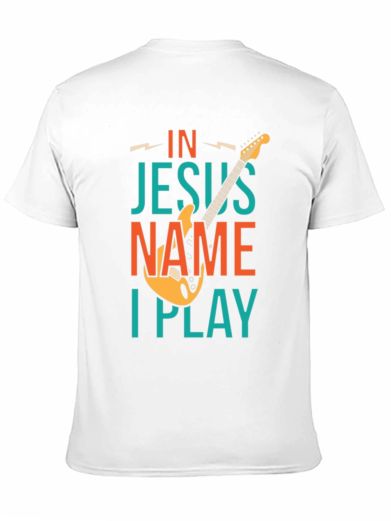 In Jesus Name I Play Guitar T-Shirt