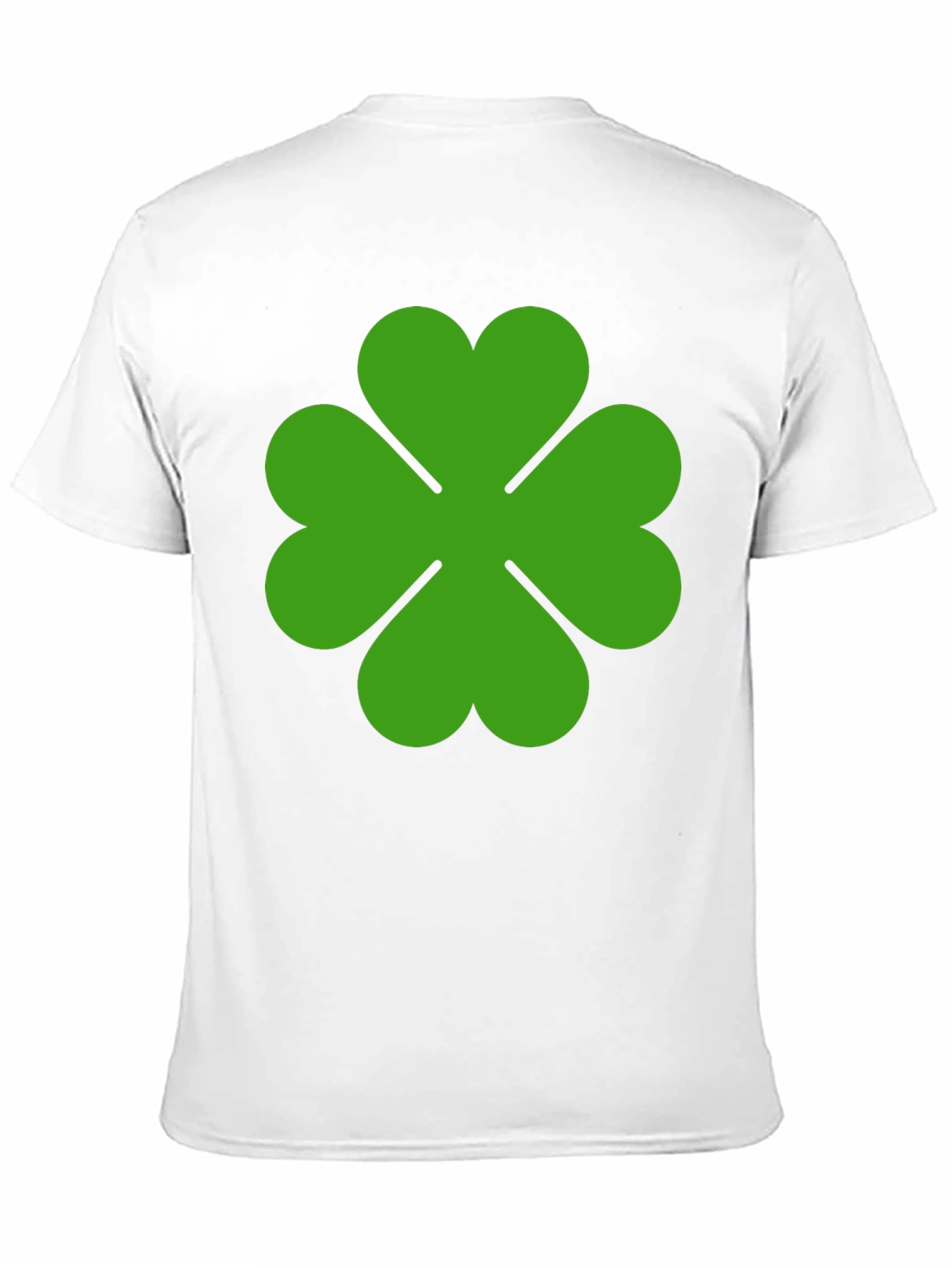 Lucky Green Clover Graphic Tee - Black