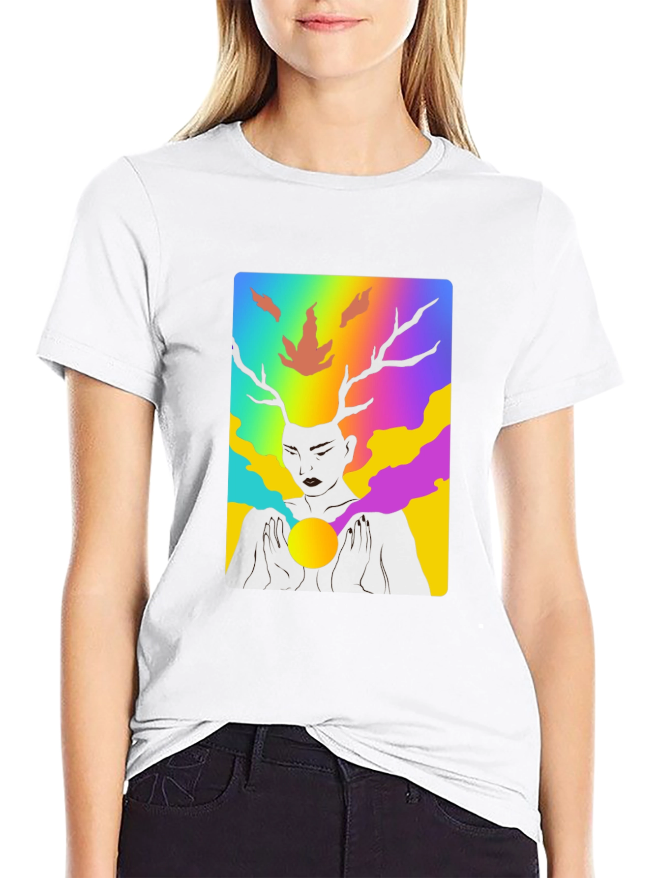 Colorful Psychedelic Deer T-Shirt