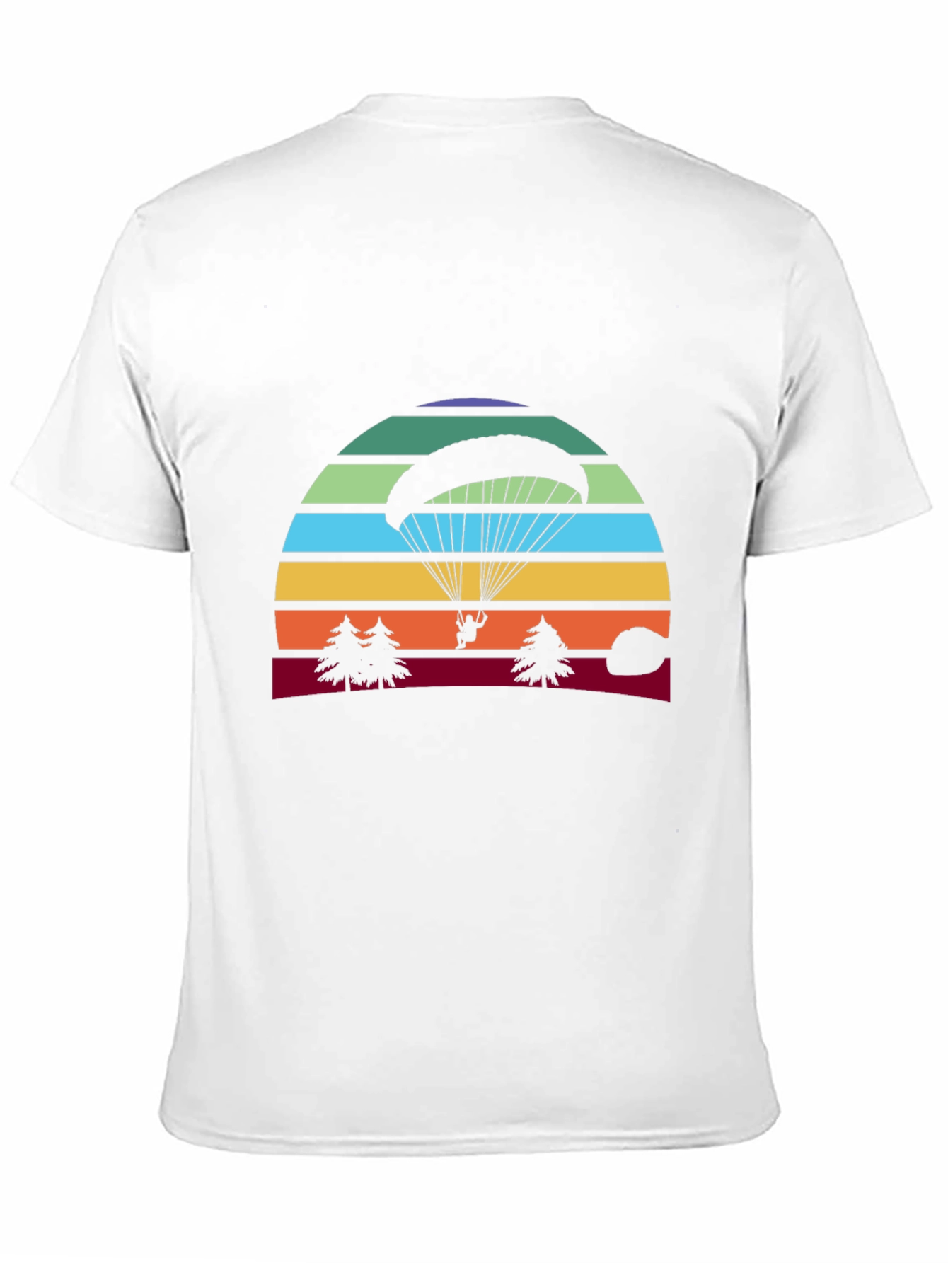 Paragliding Sunset T-Shirt - Adventure Graphic Tee