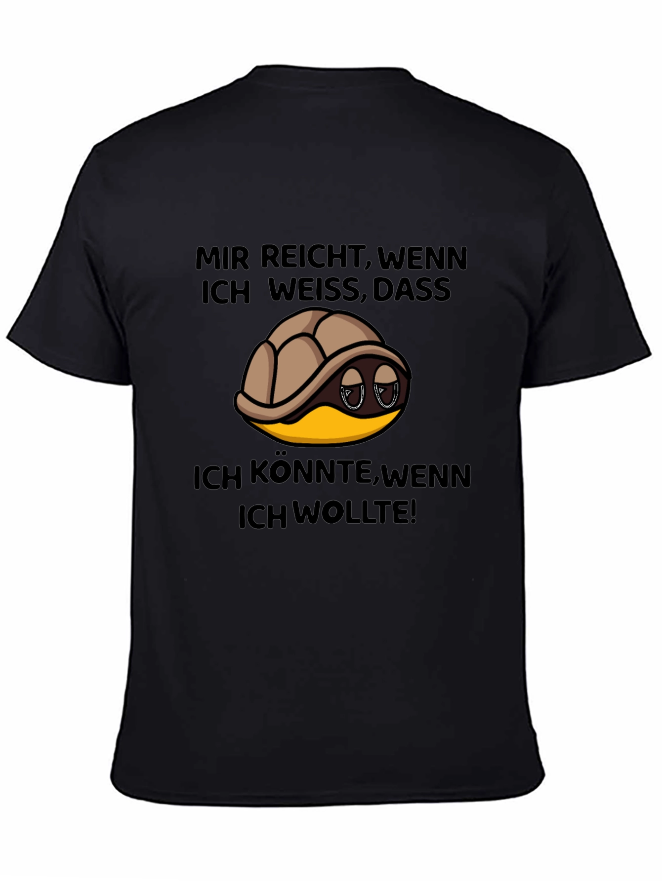 Turtle German Slogan T-Shirt