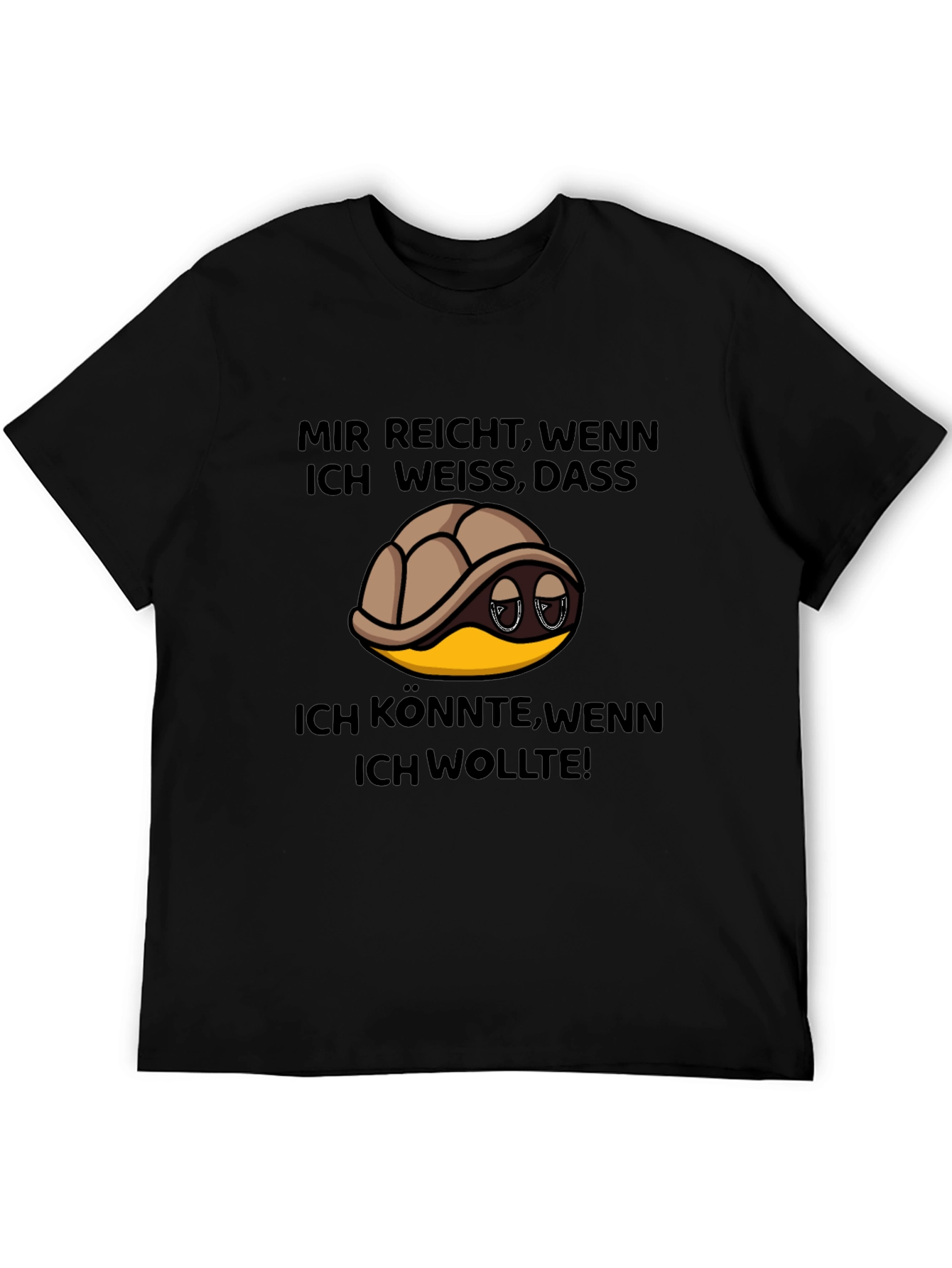 Turtle German Slogan T-Shirt