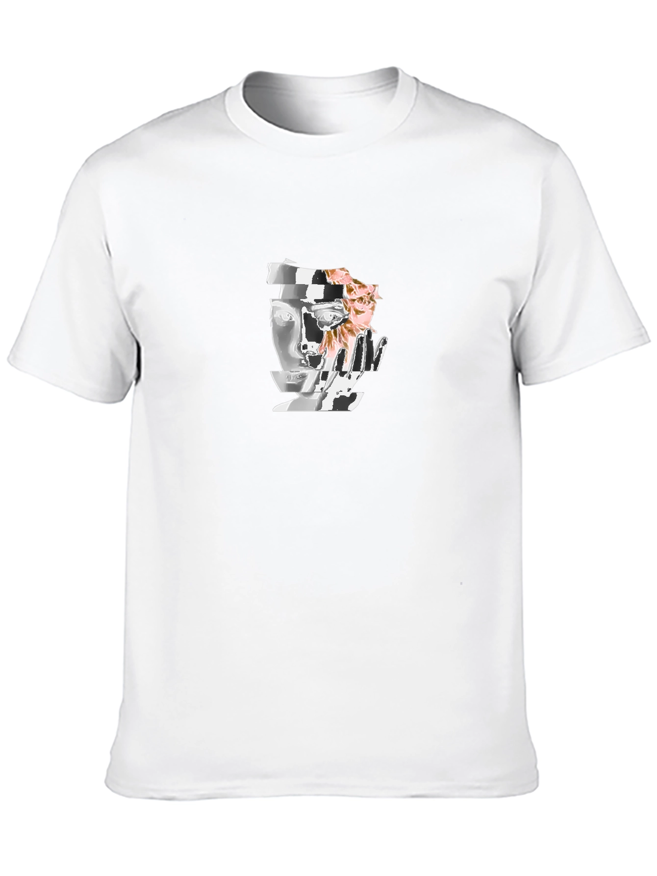 Modern Art Graphic T-Shirt - Black