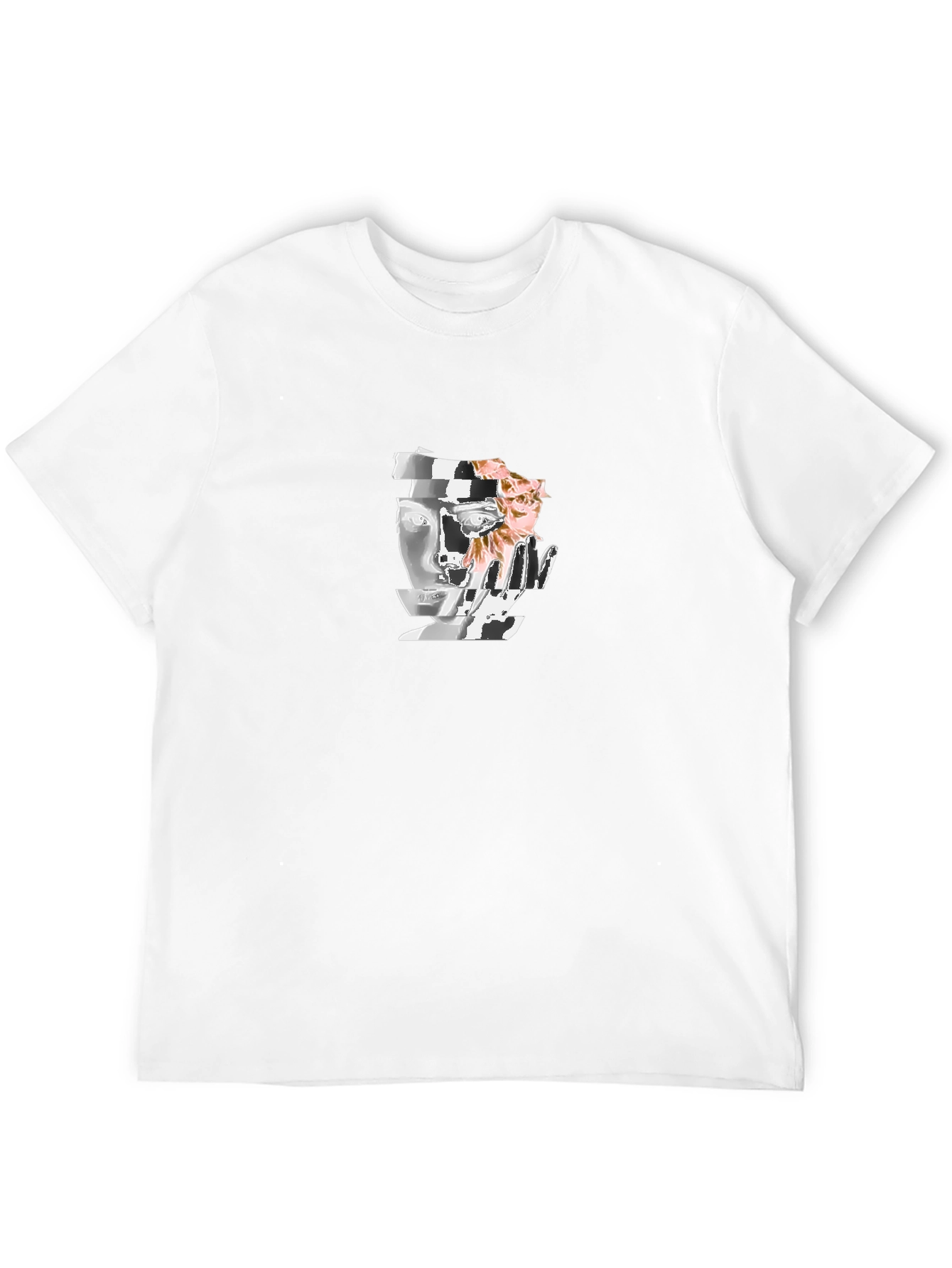 Modern Art Graphic T-Shirt - Black