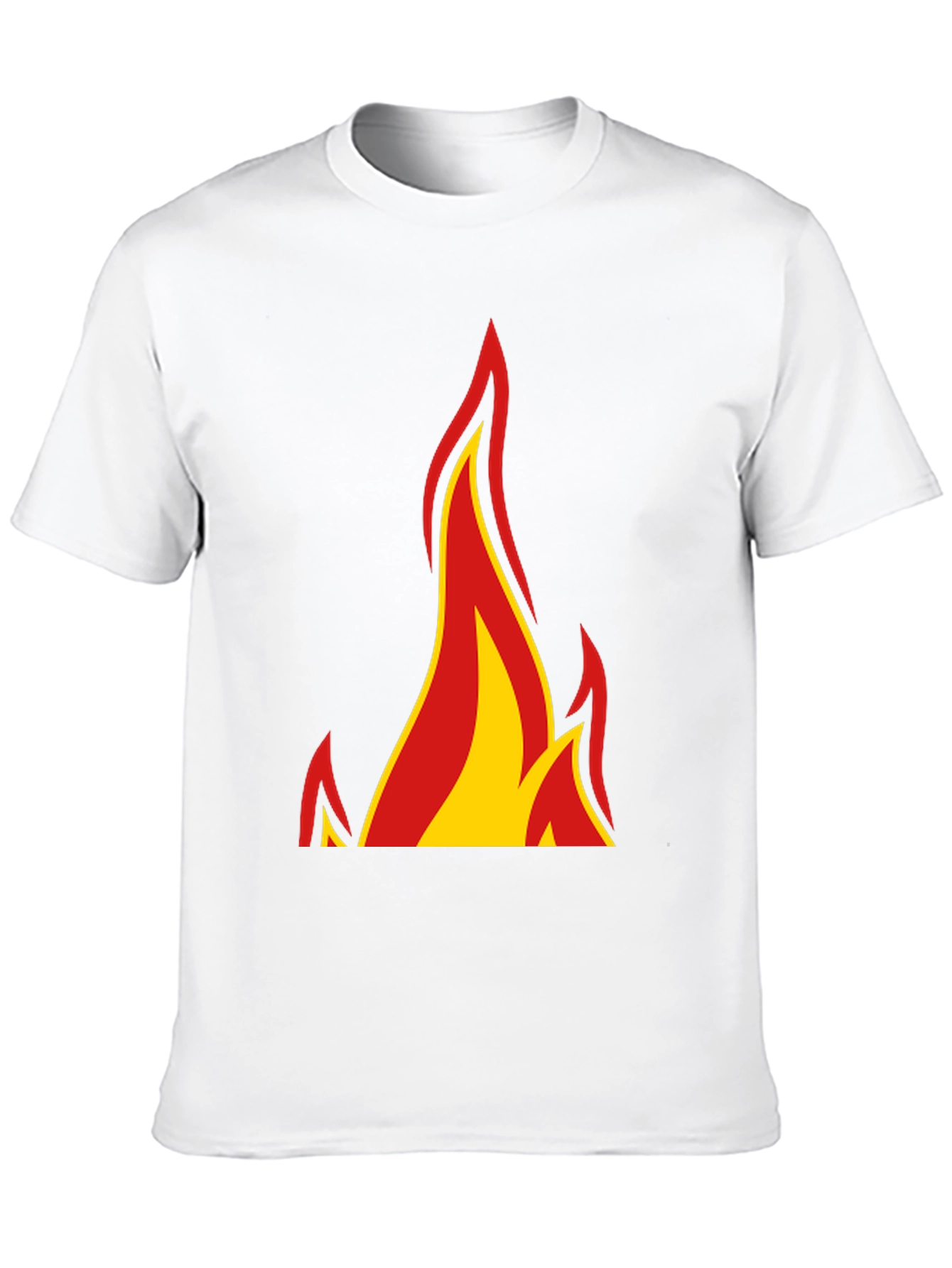 Flame Graphic Black T-Shirt - Bold & Stylish