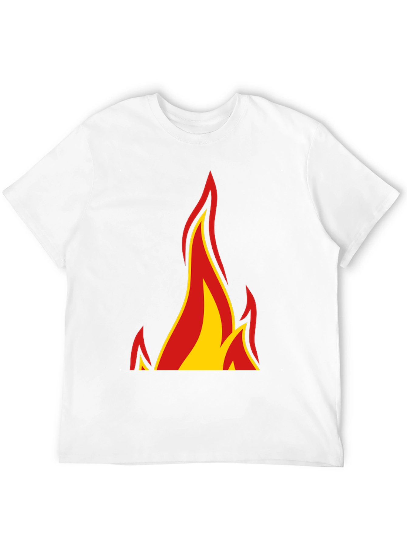 Flame Graphic Black T-Shirt - Bold & Stylish
