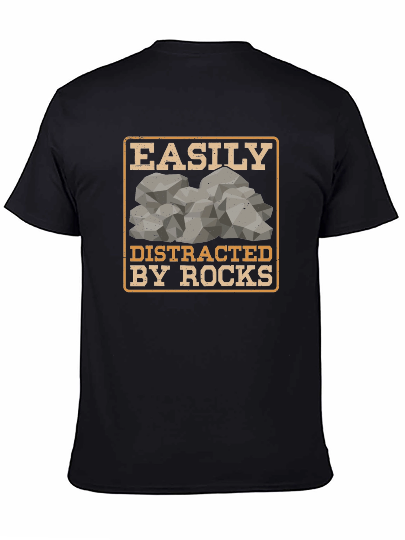 Easily Distracted By Rocks Graphic Tee