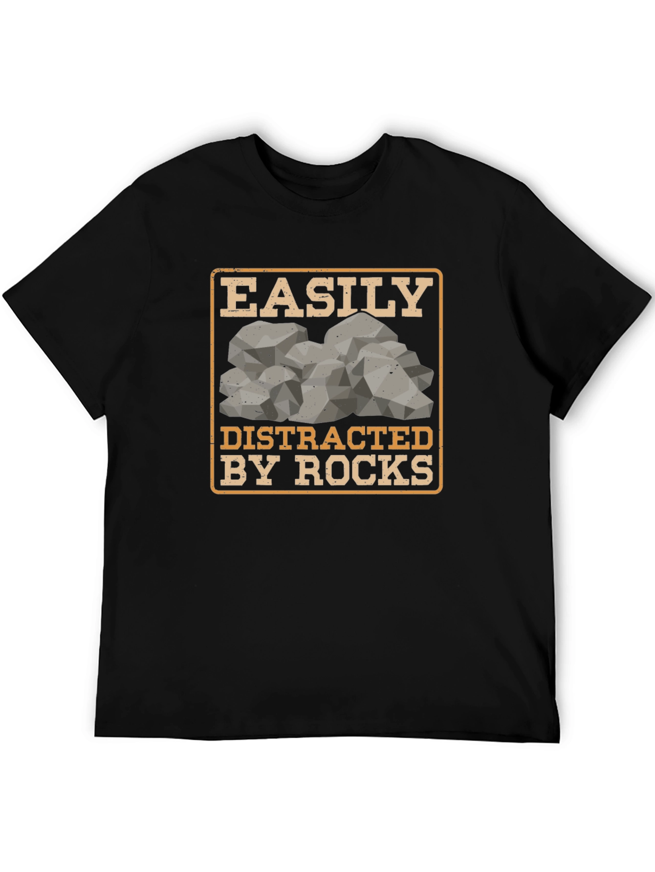 Easily Distracted By Rocks Graphic Tee