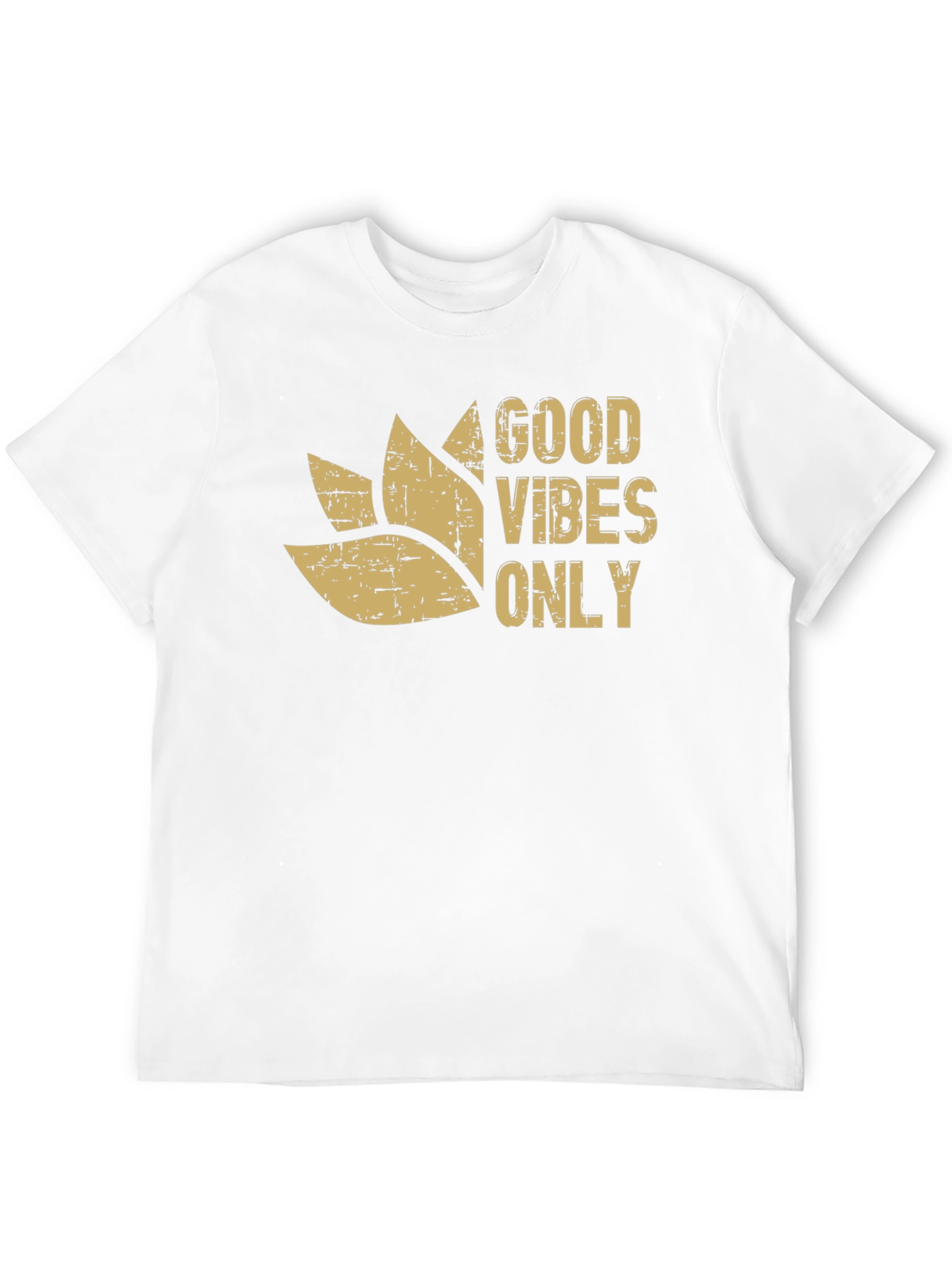 Good Vibes Only Graphic Tee - Black Cotton Blend