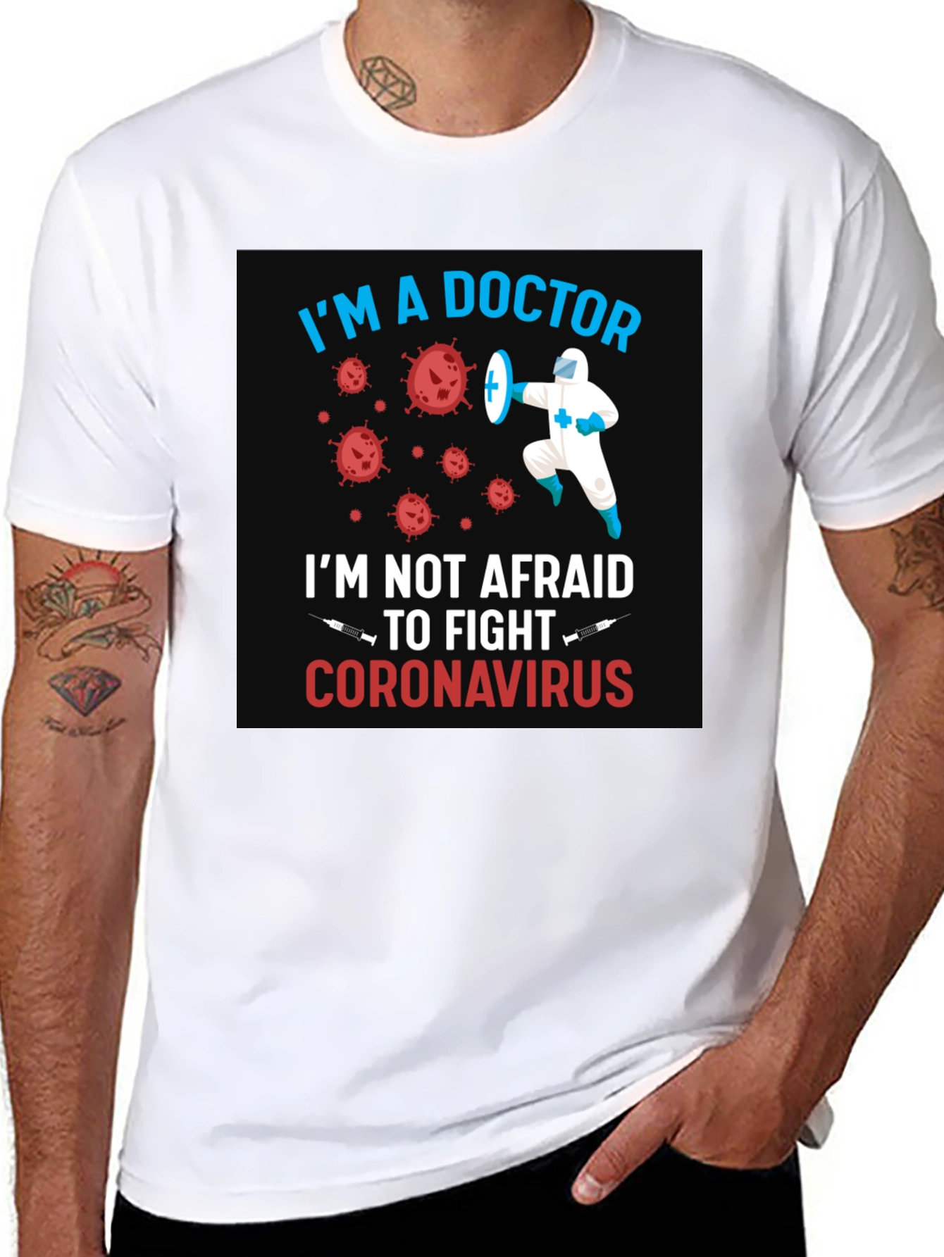 Doctor Superhero Coronavirus T-Shirt
