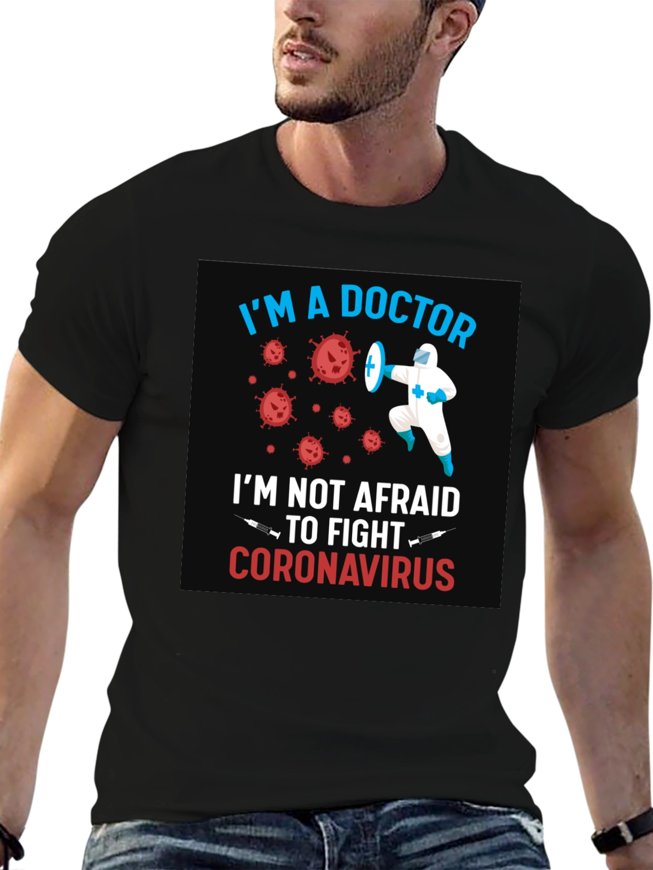 Doctor Superhero Coronavirus T-Shirt