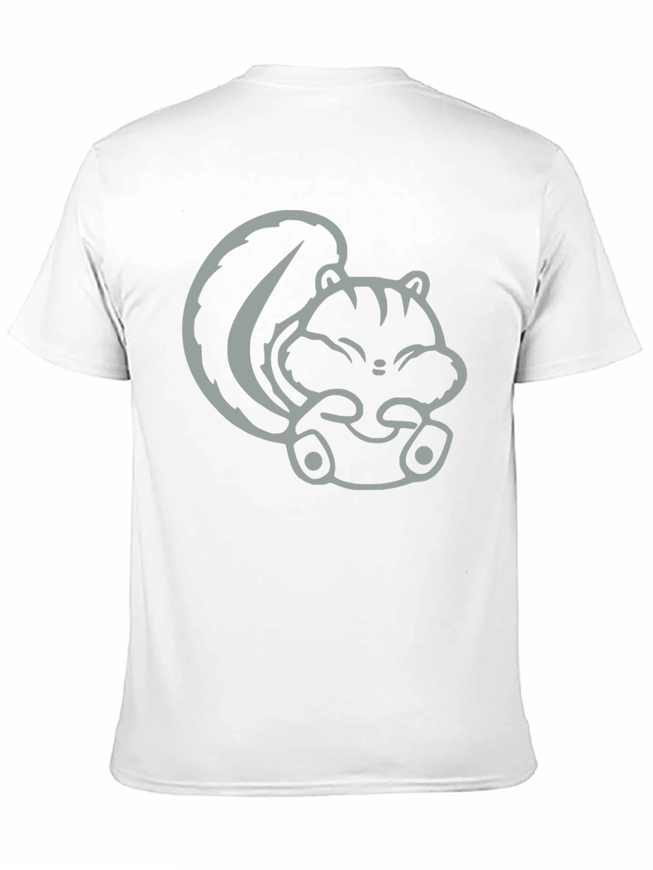 Cute Squirrel Graphic T-Shirt - Unisex Black Tee