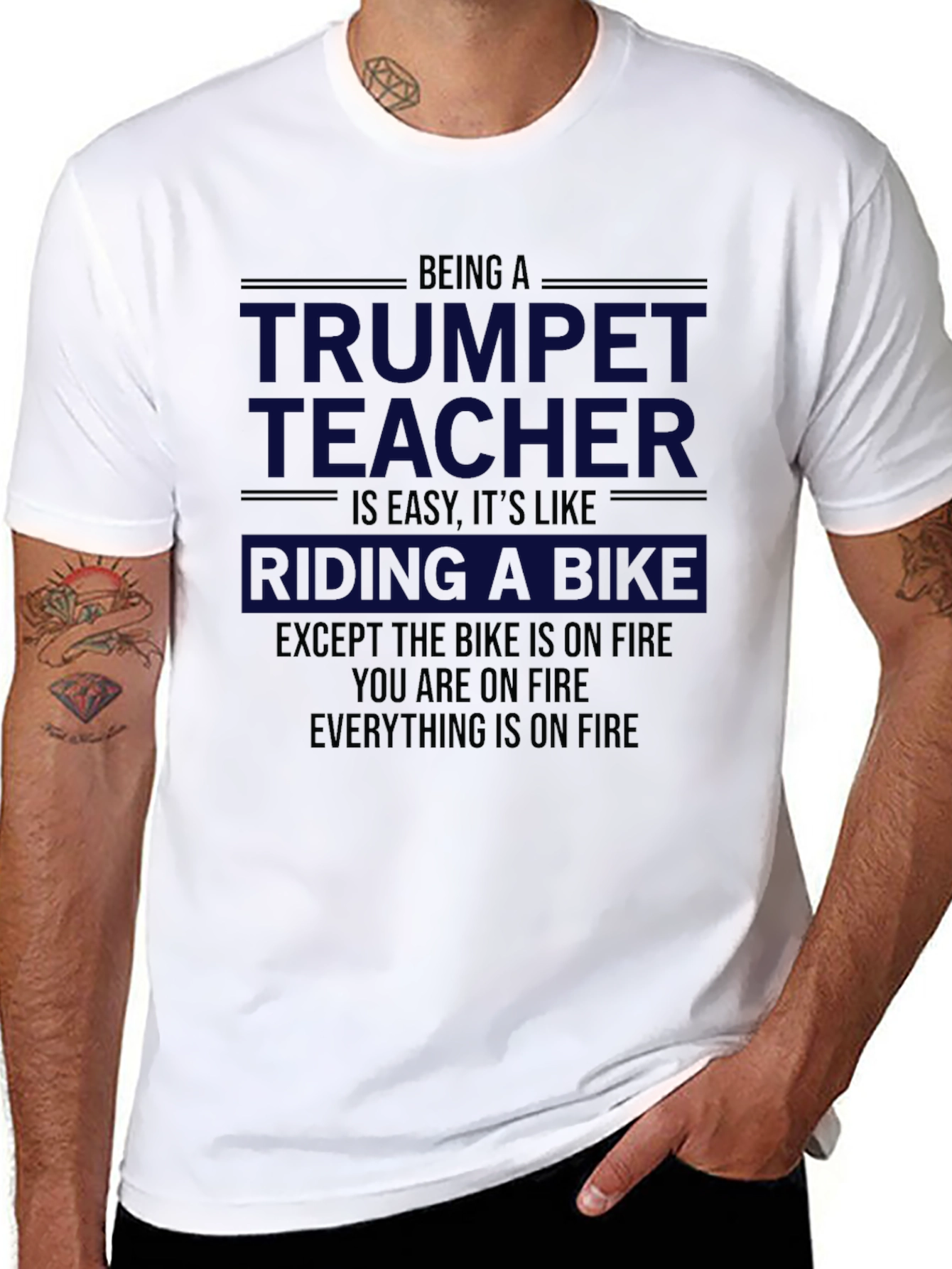 Trumpet Teacher Funny T-Shirt