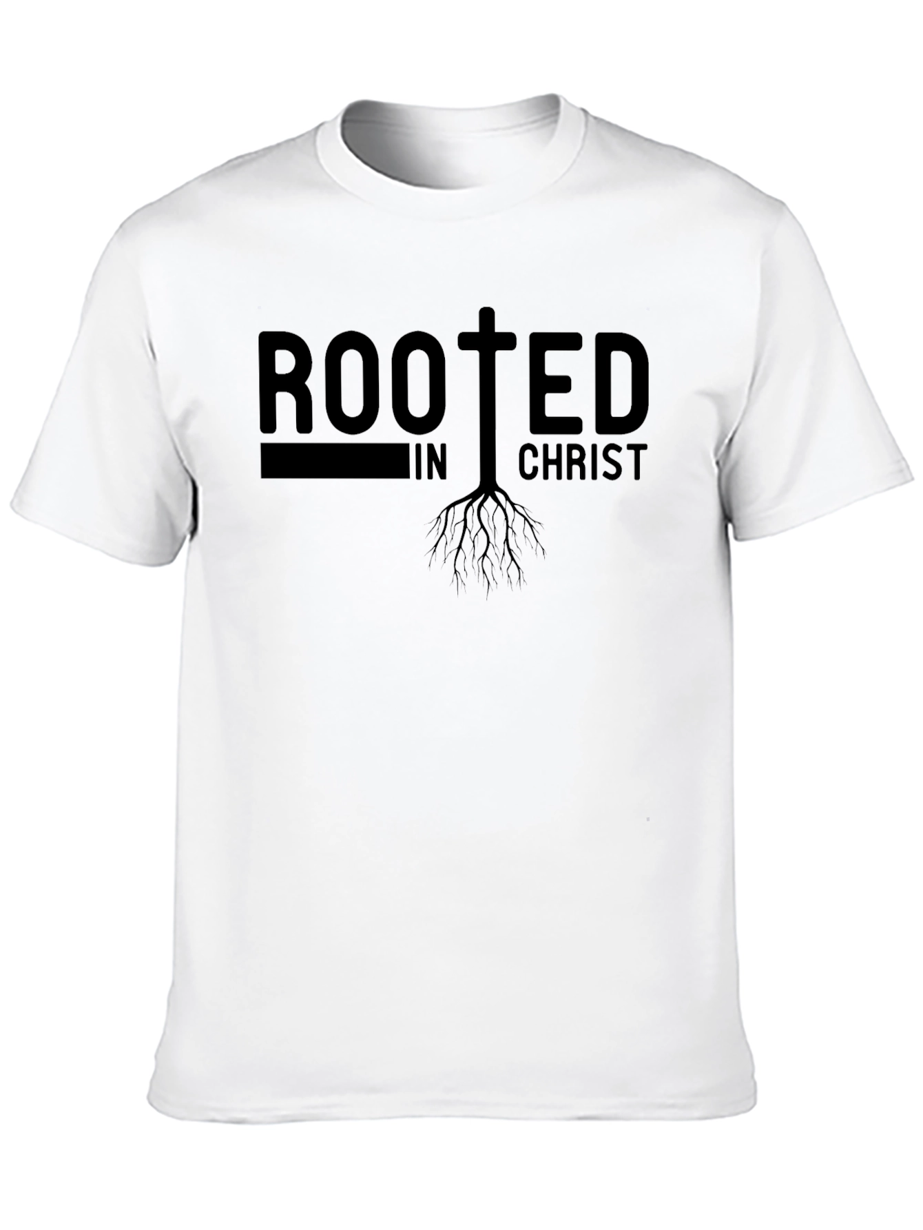 Rooted in Christ T-Shirt - Faith Based Apparel
