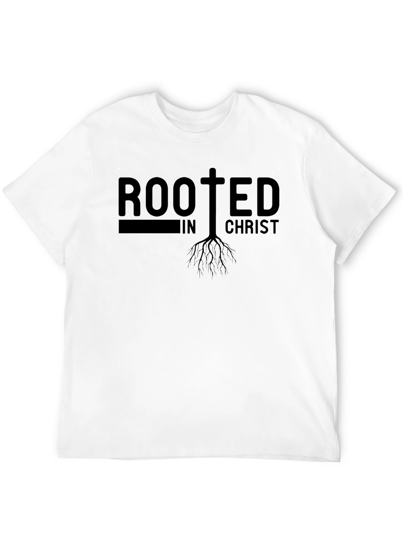Rooted in Christ T-Shirt - Faith Based Apparel