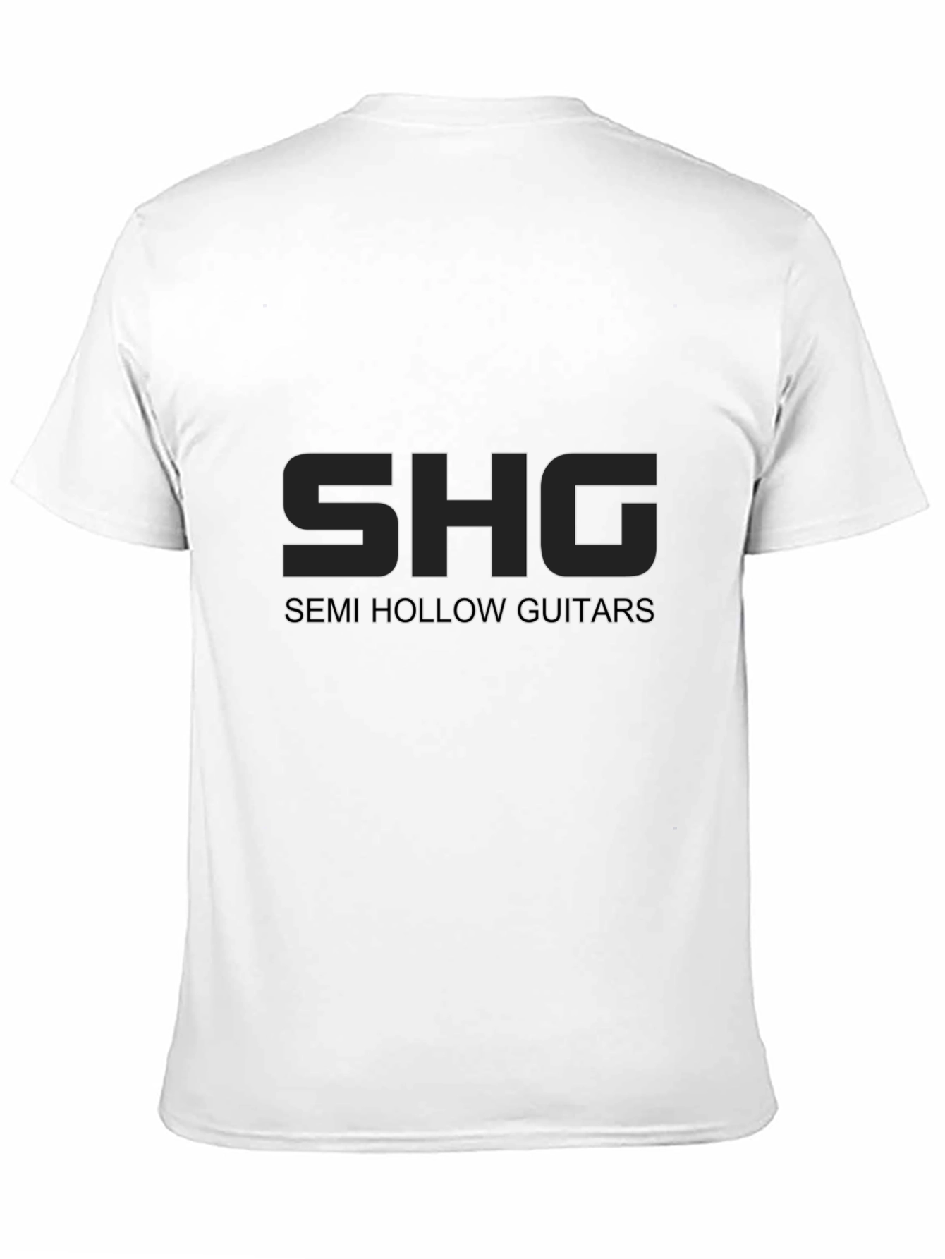 SHG Semi Hollow Guitars Black T-Shirt