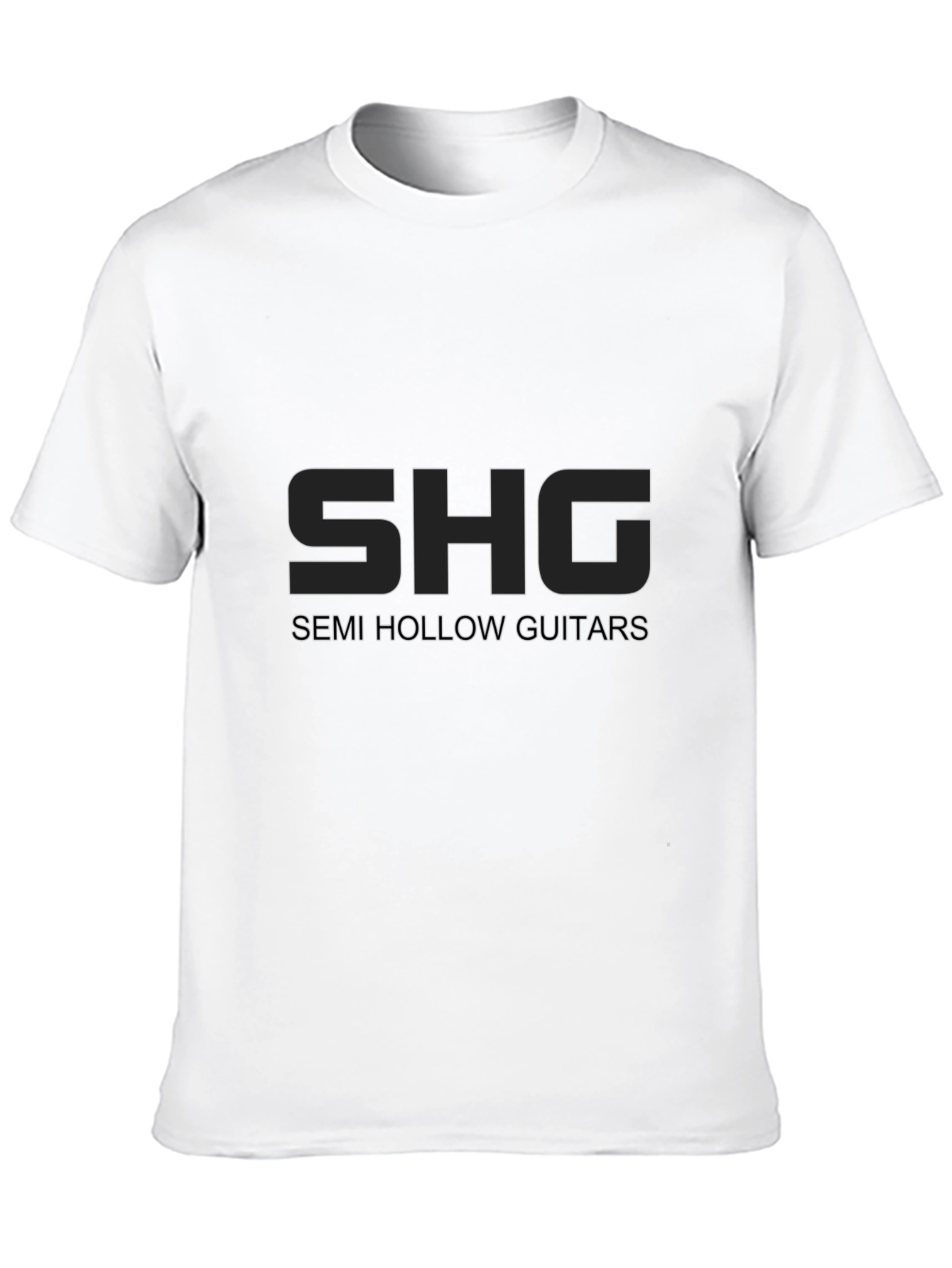 SHG Semi Hollow Guitars Black T-Shirt