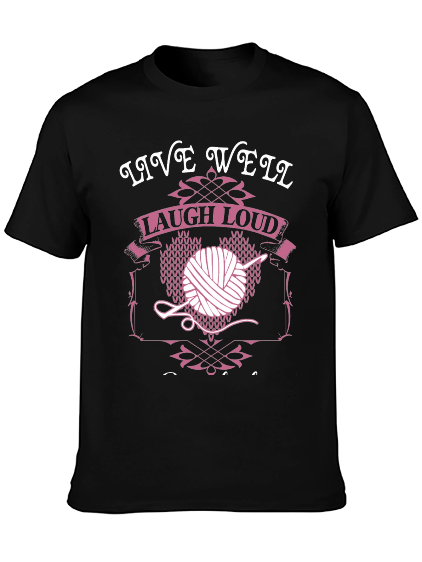 Live Well Laugh Loud Knit T-Shirt