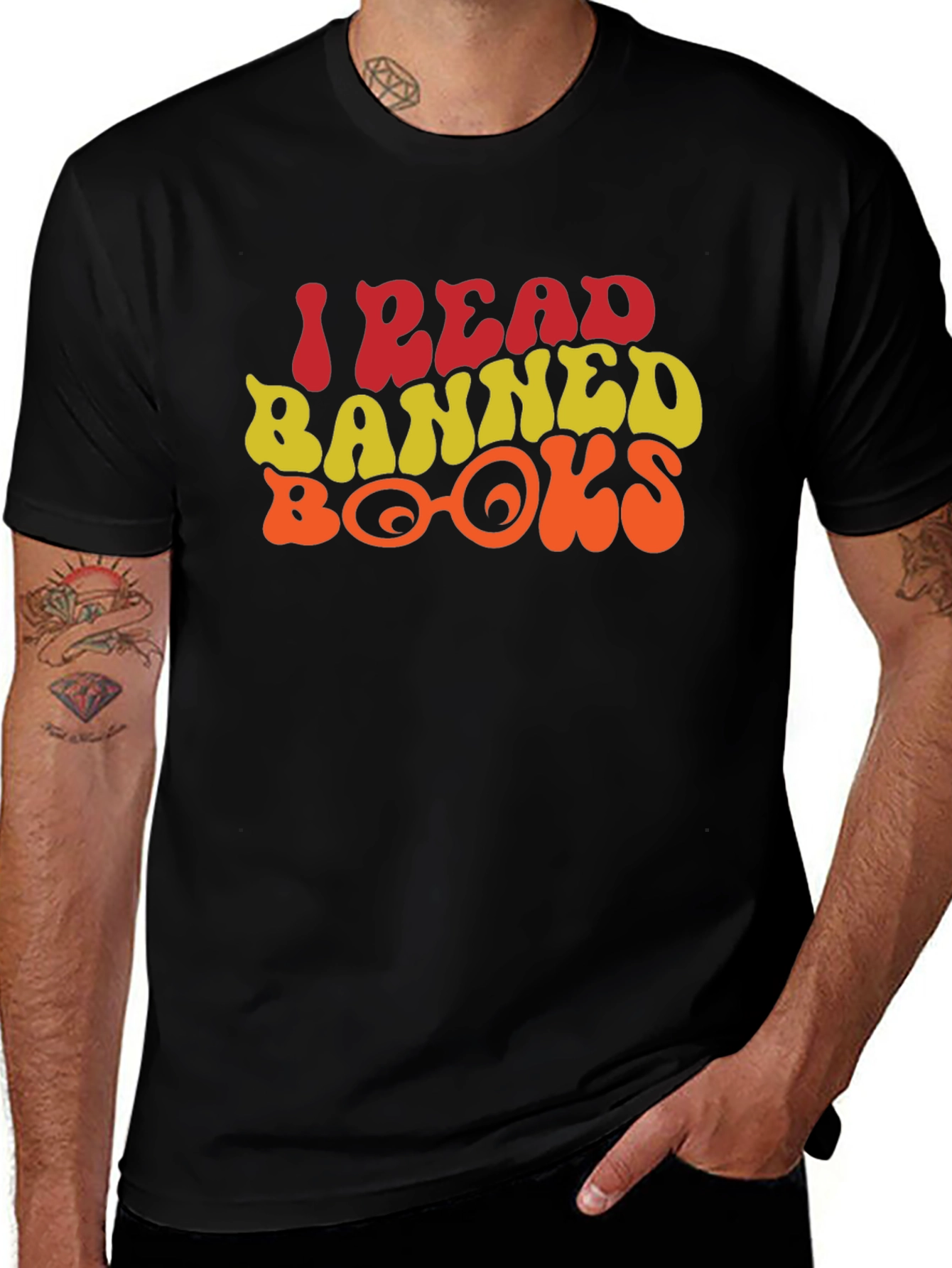 I Read Banned Books Retro Graphic Tee