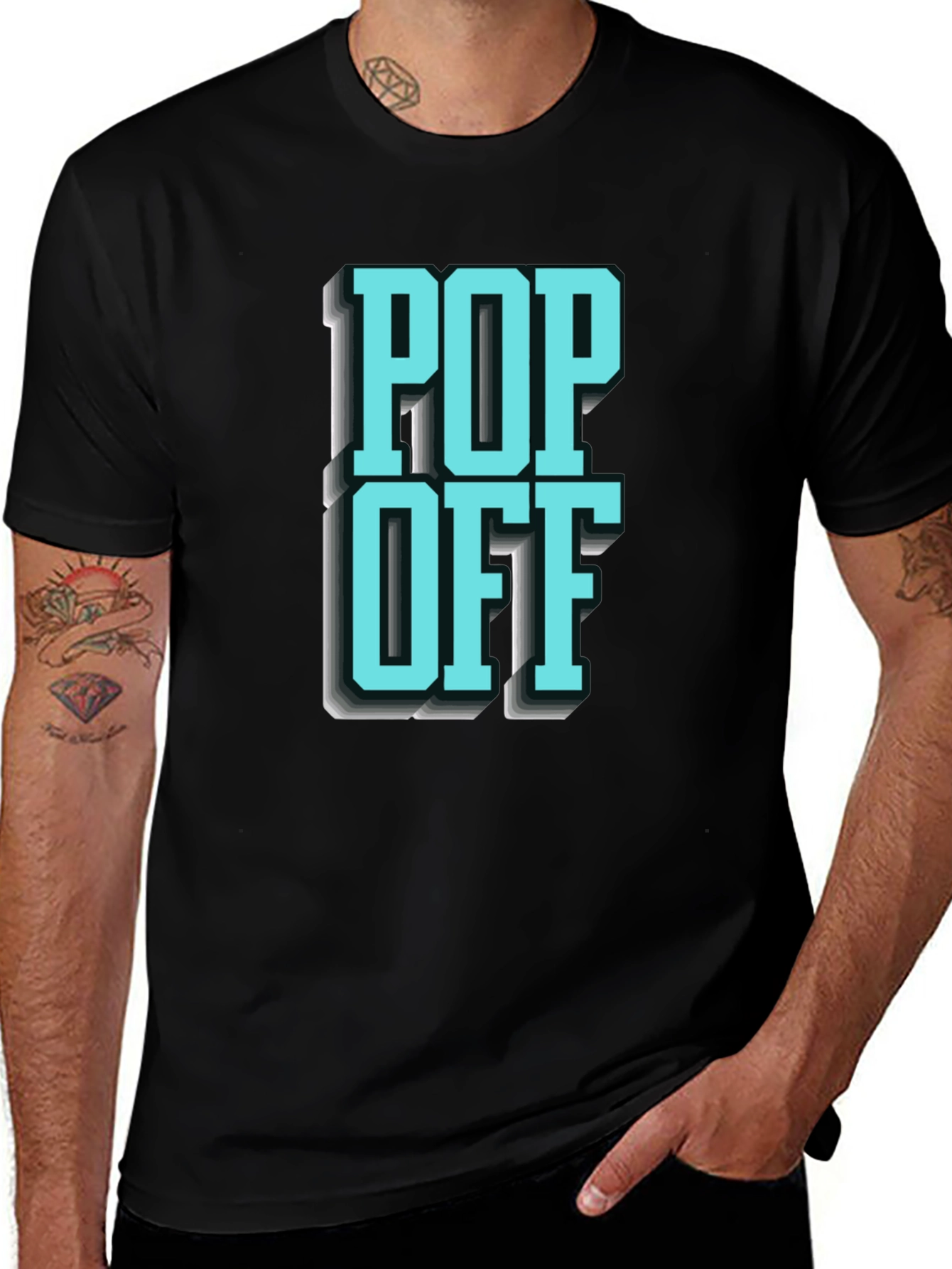 Pop Off Graphic T-Shirt