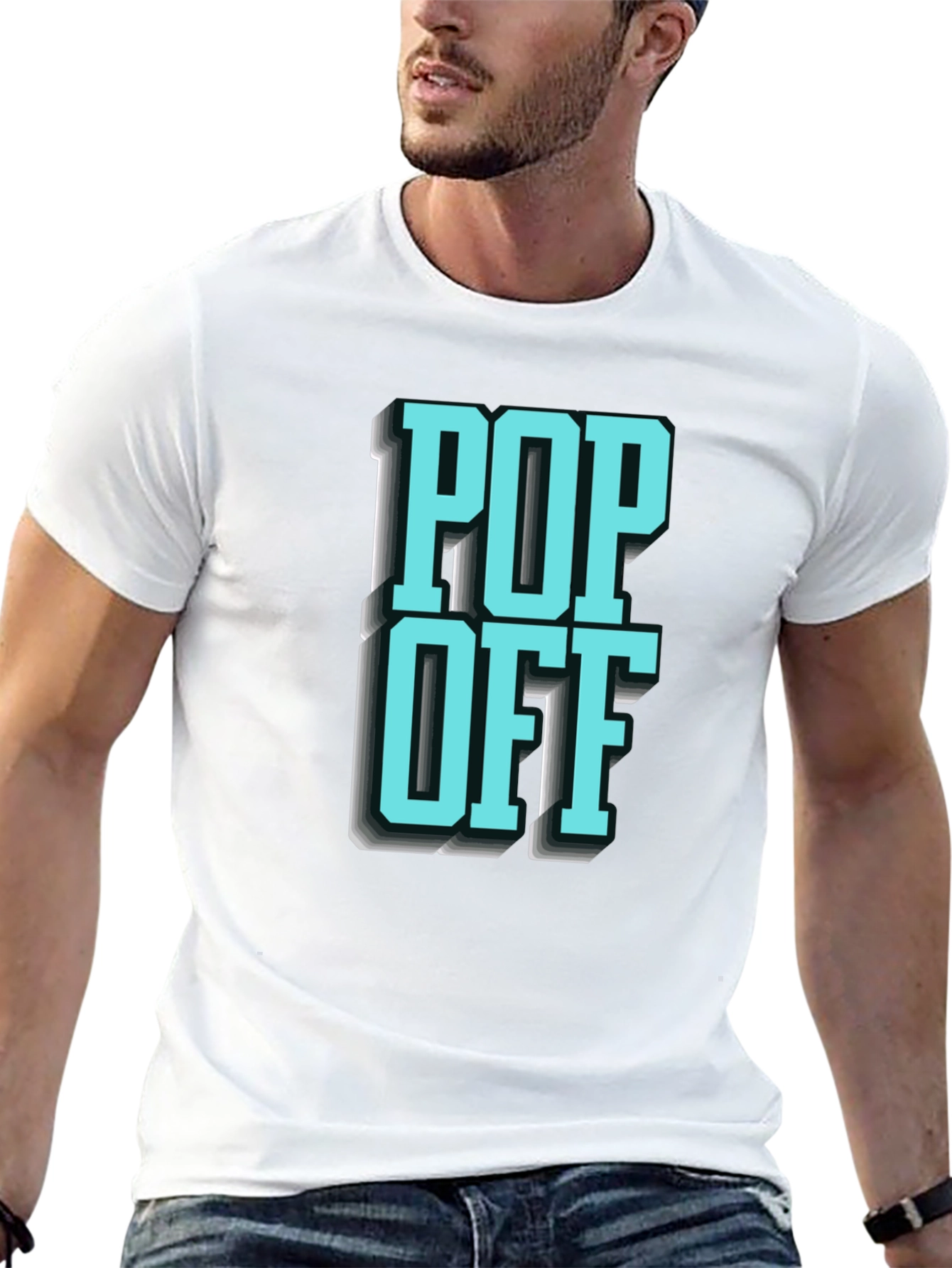 Pop Off Graphic T-Shirt
