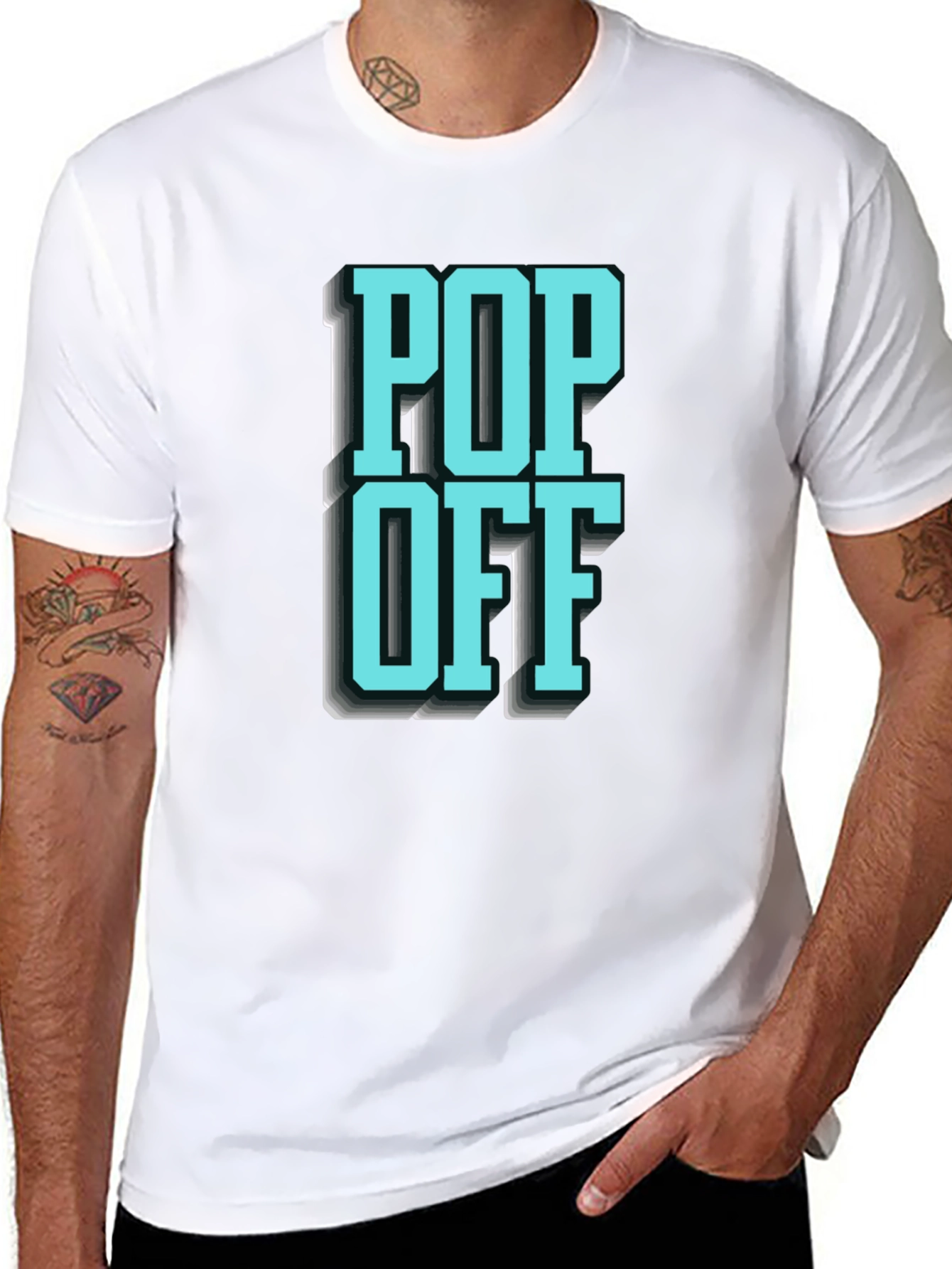 Pop Off Graphic T-Shirt
