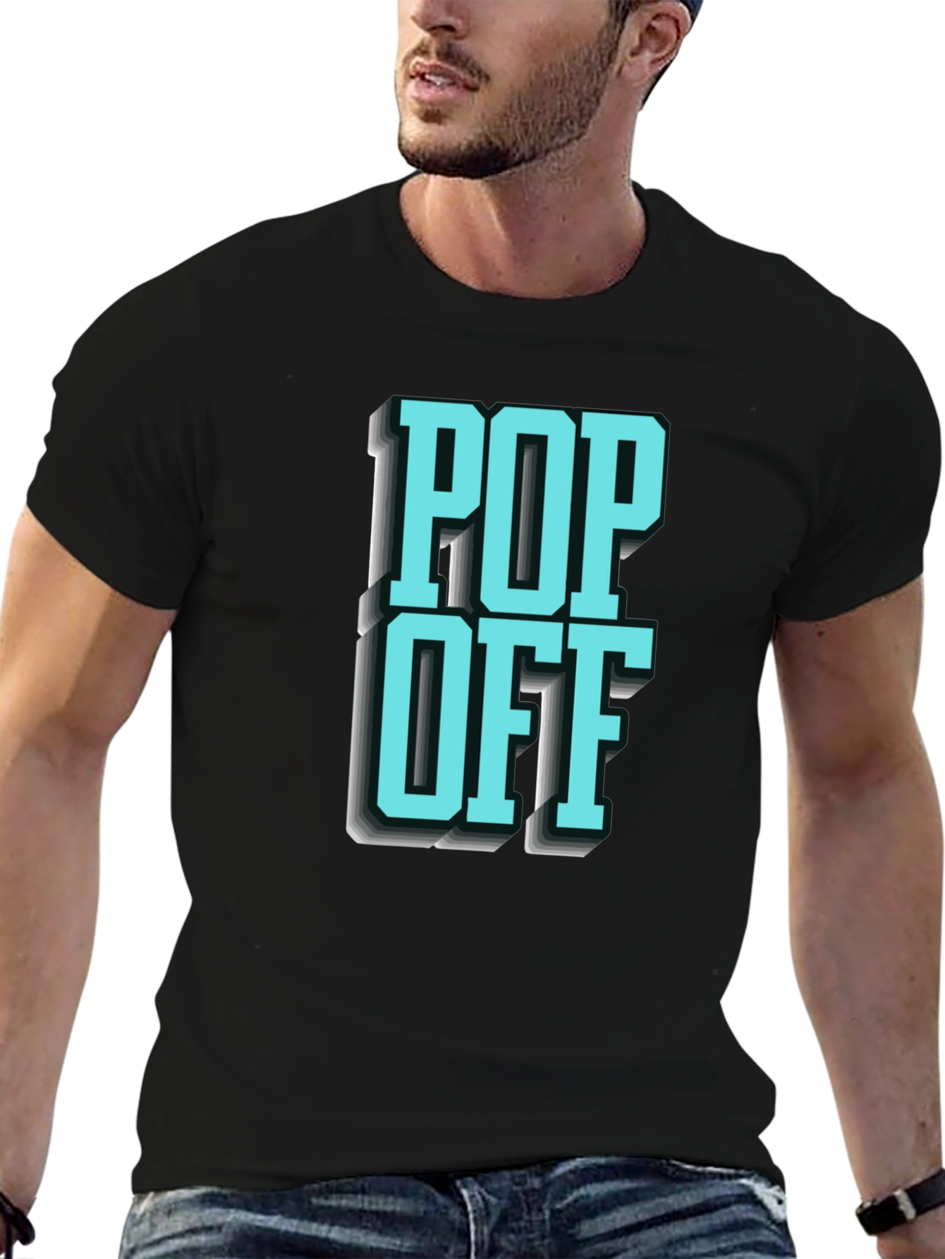 Pop Off Graphic T-Shirt