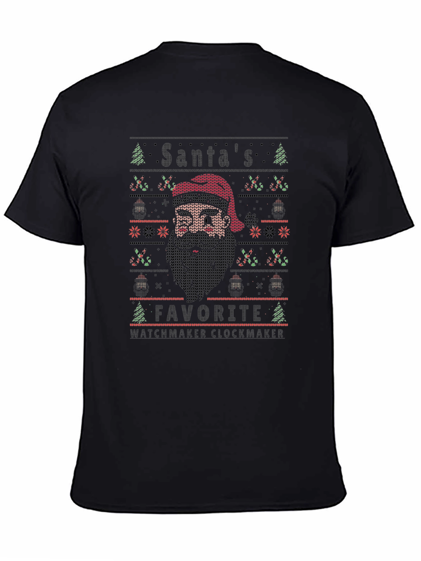 Santas Favorite Watchmaker Clockmaker T-Shirt