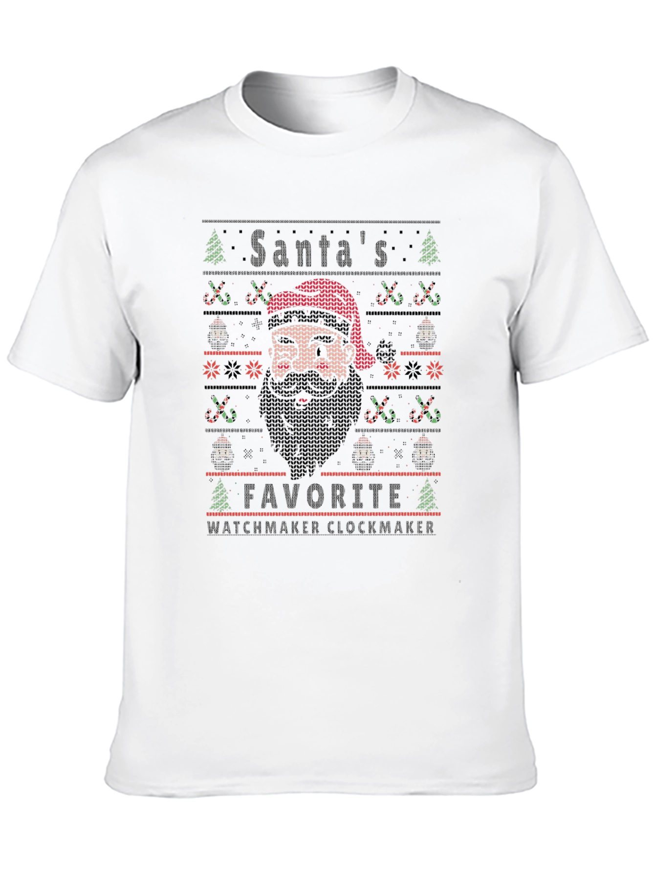 Santas Favorite Watchmaker Clockmaker T-Shirt