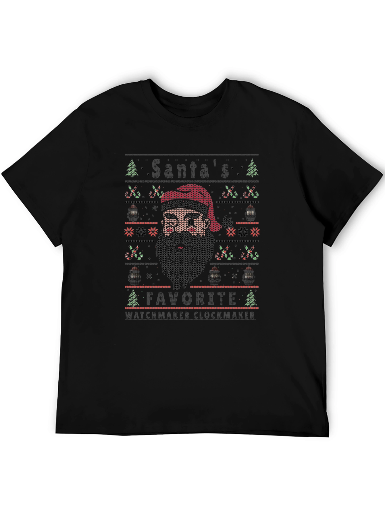 Santas Favorite Watchmaker Clockmaker T-Shirt