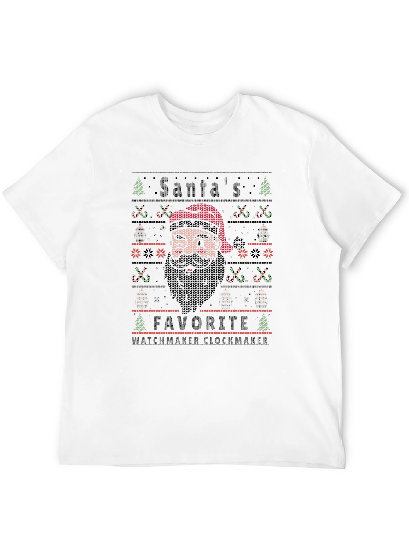 Santas Favorite Watchmaker Clockmaker T-Shirt