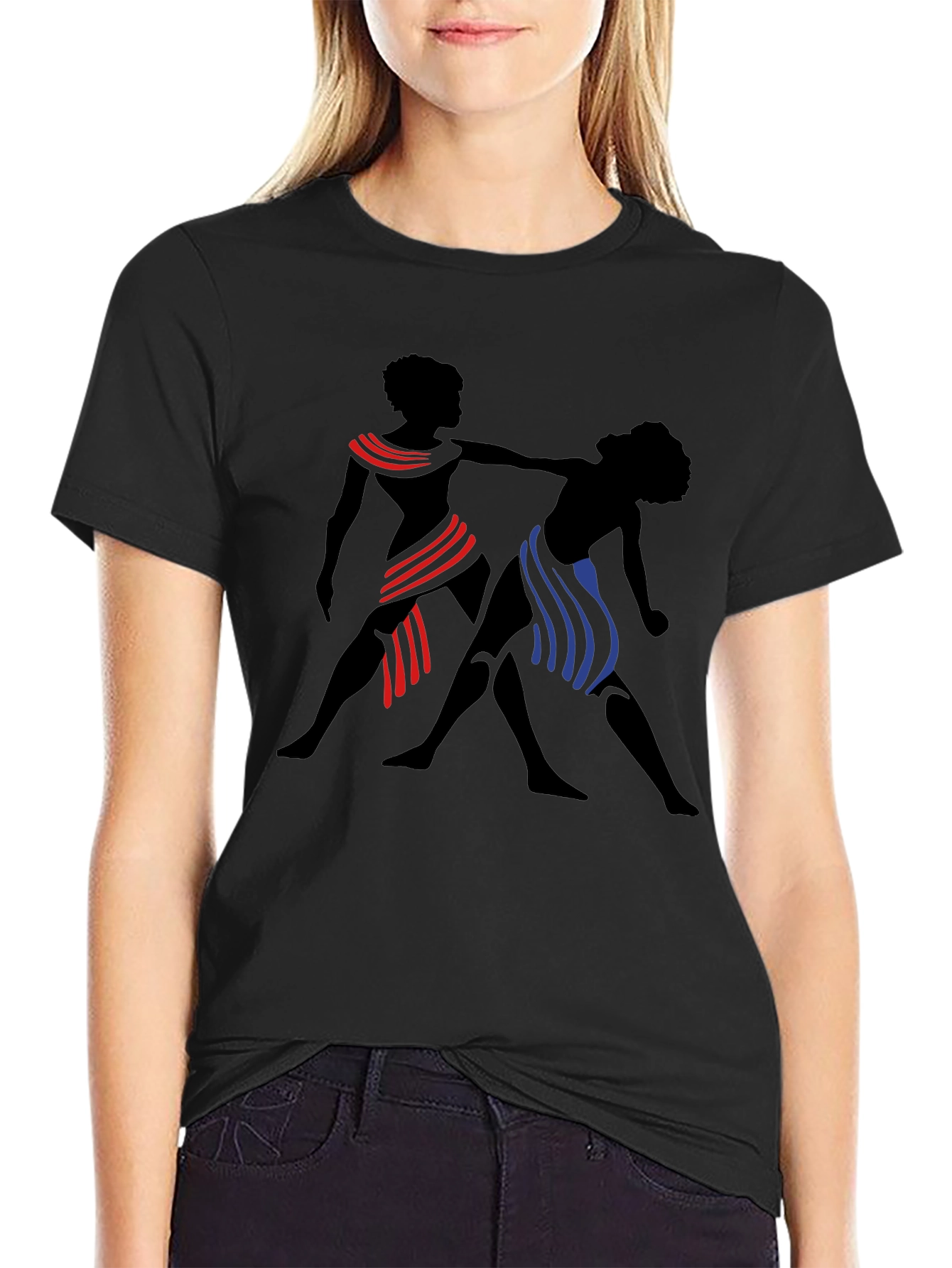 Silhouette Figures Graphic Tee