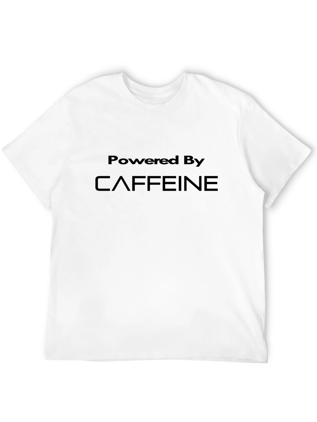 Powered by Caffeine T-Shirt - Dark Design