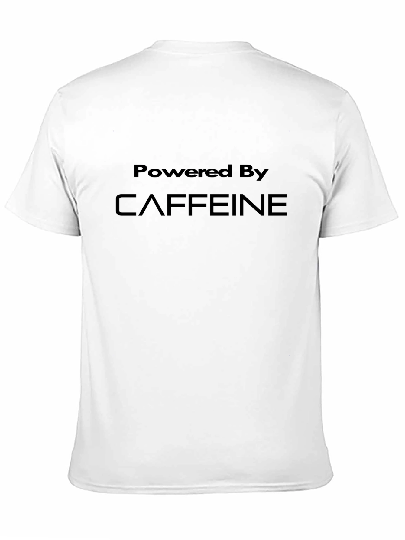 Powered by Caffeine T-Shirt - Dark Design