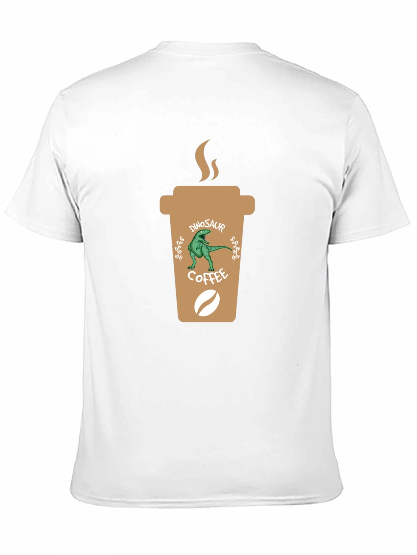 Dinosaur Coffee T-Shirt - Unique Graphic Tee
