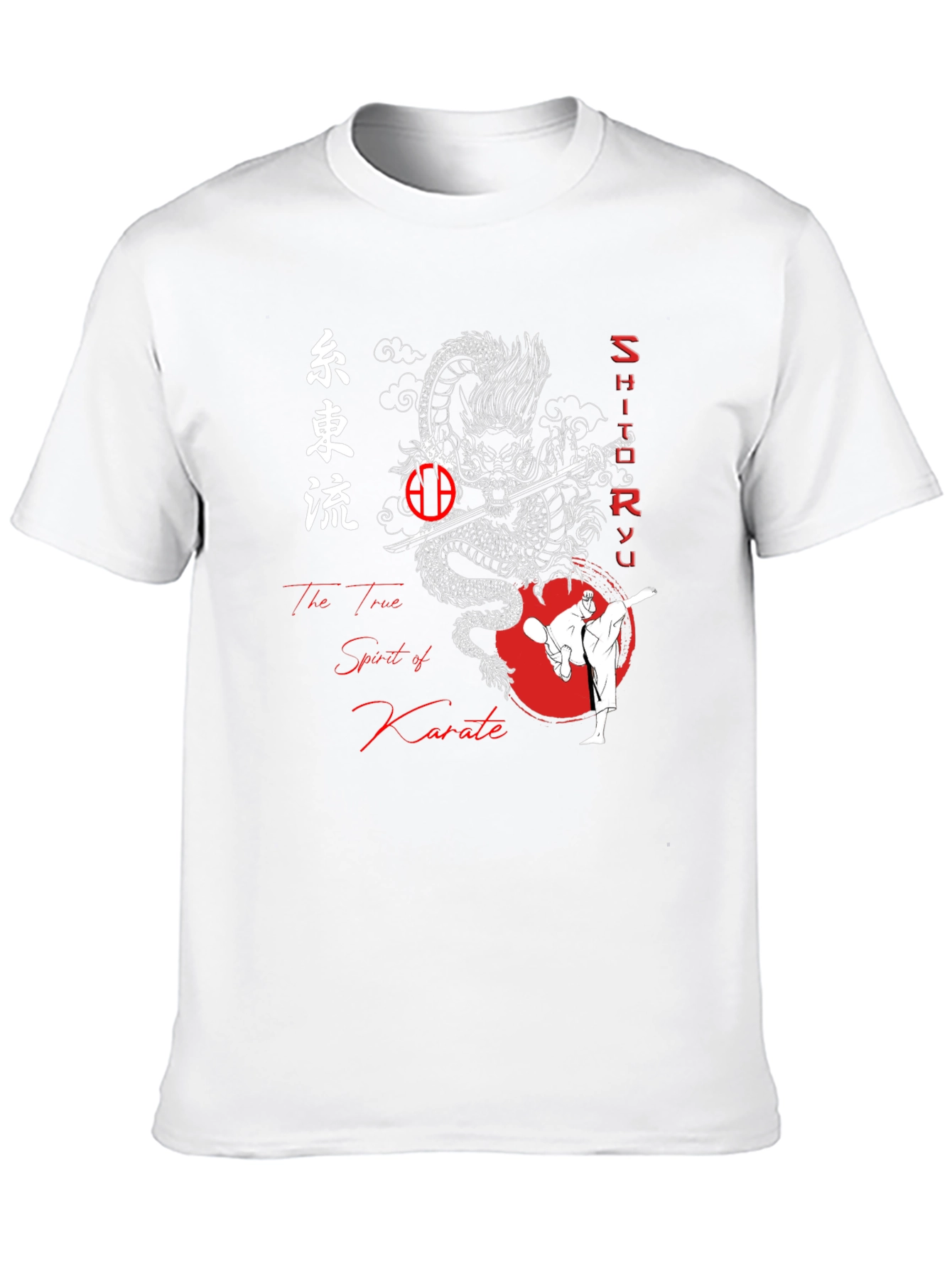 Karate Dragon Graphic Tee - Martial Arts T-Shirt