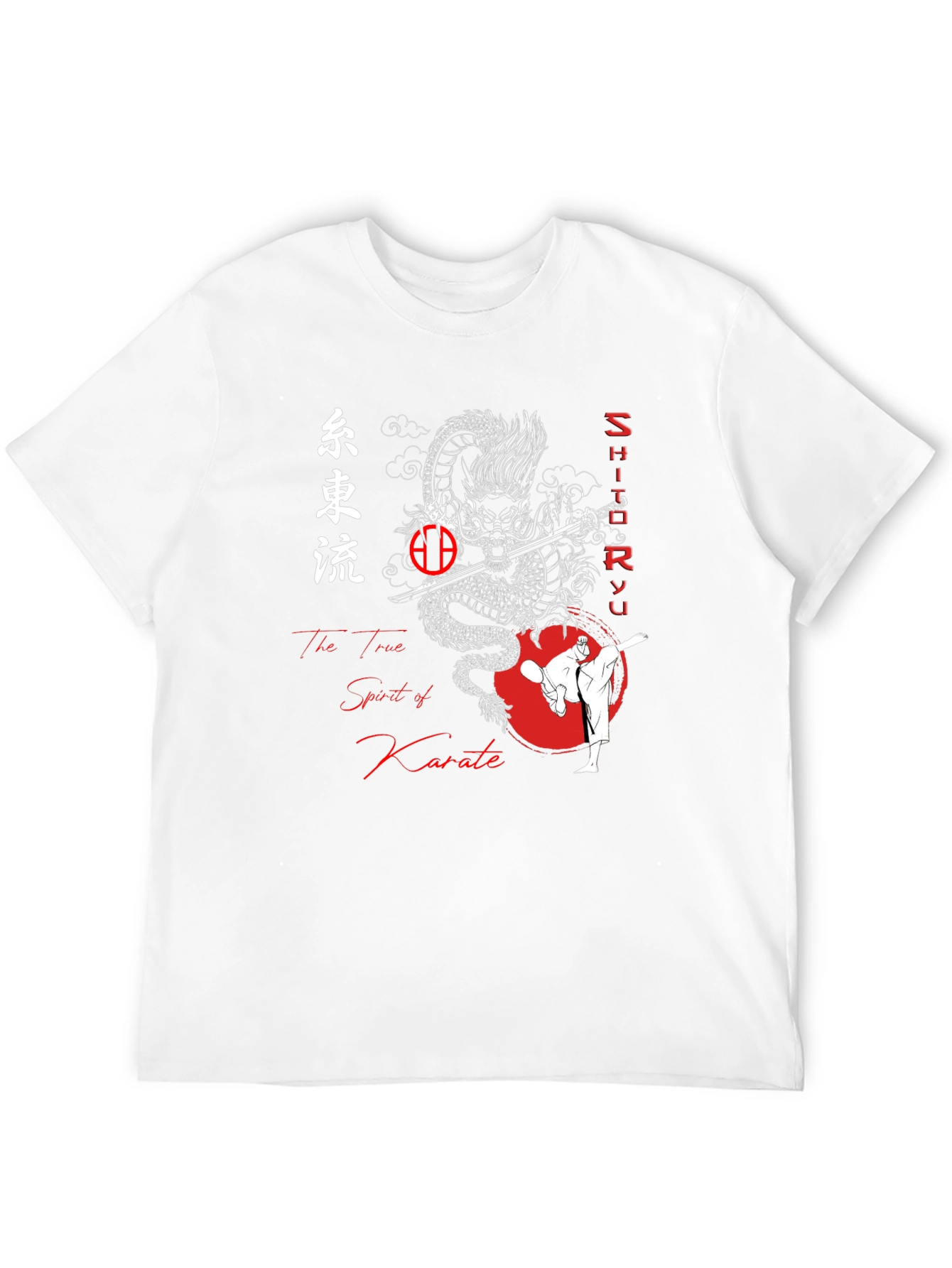 Karate Dragon Graphic Tee - Martial Arts T-Shirt