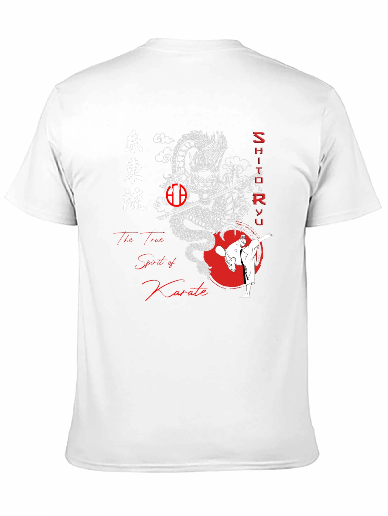 Karate Dragon Graphic Tee - Martial Arts T-Shirt