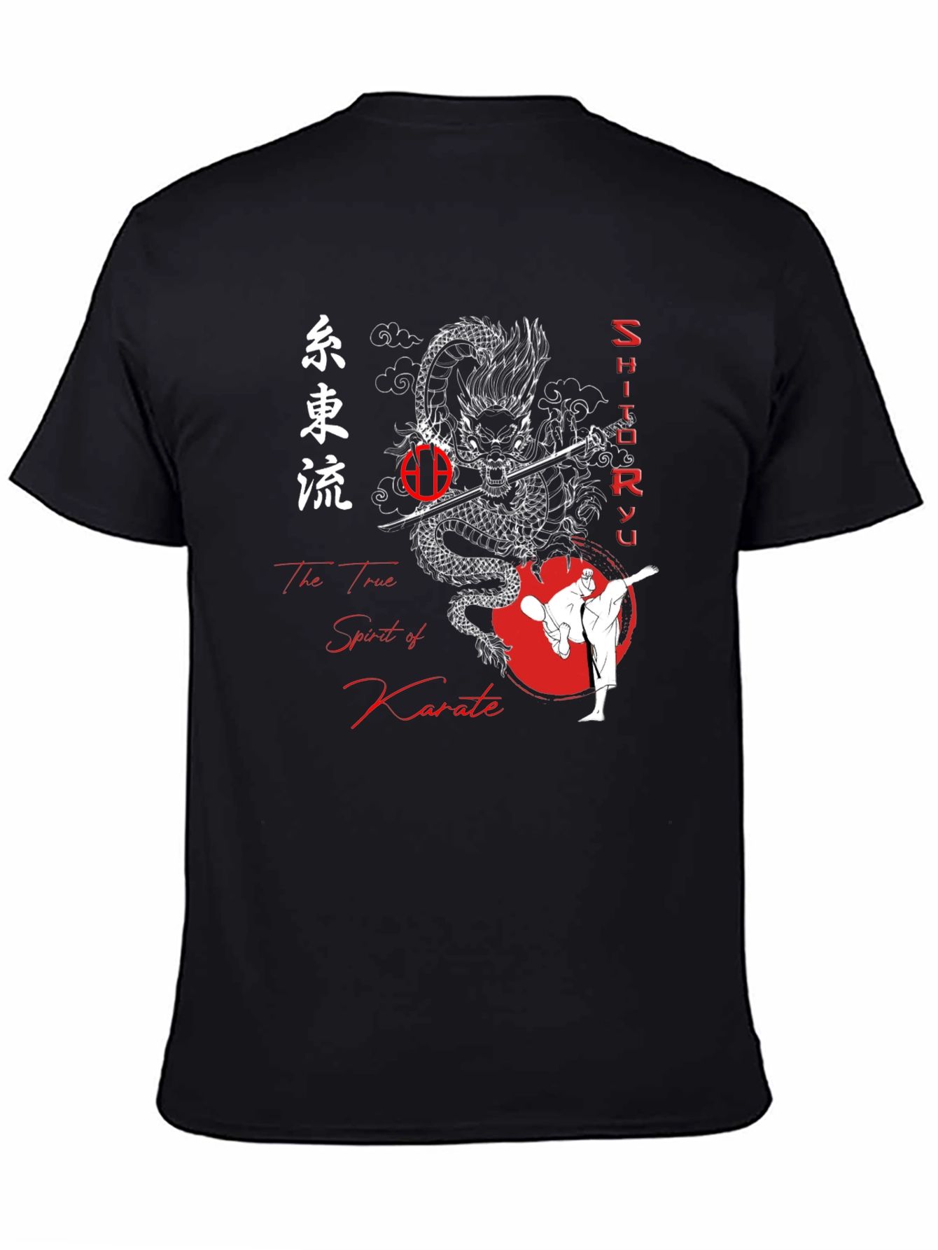 Karate Dragon Graphic Tee - Martial Arts T-Shirt