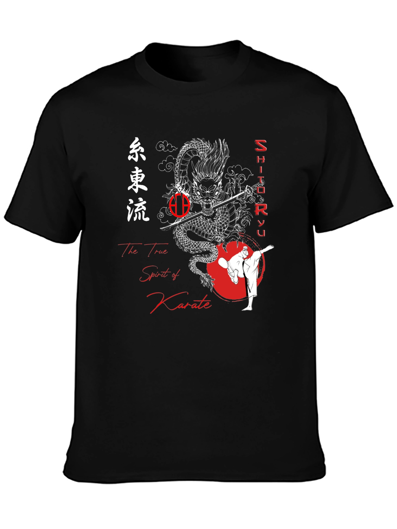 Karate Dragon Graphic Tee - Martial Arts T-Shirt