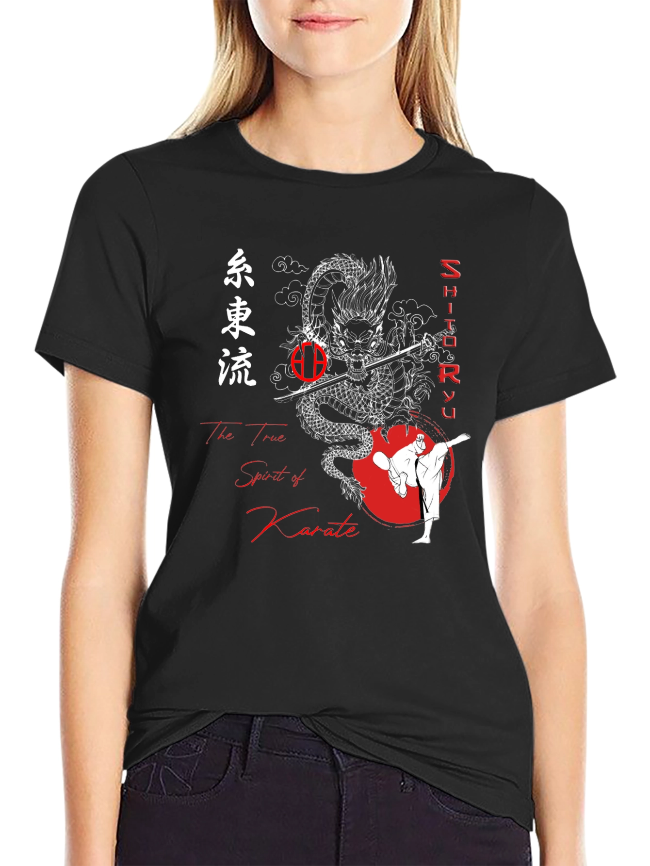 Karate Dragon Graphic Tee - Martial Arts T-Shirt