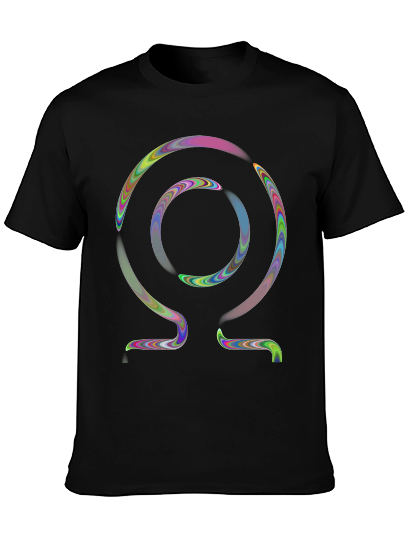 Abstract Omega Symbol T-Shirt