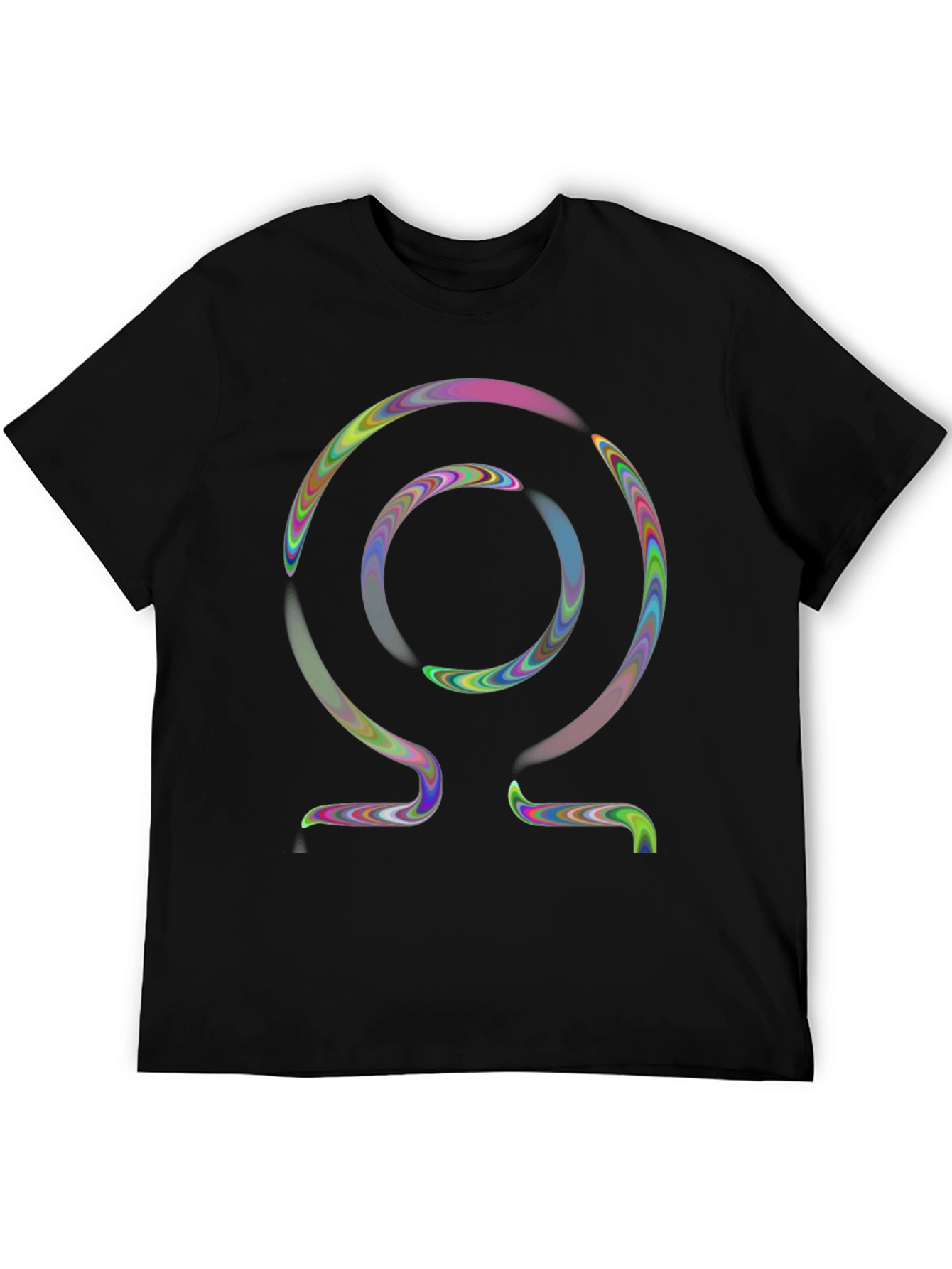 Abstract Omega Symbol T-Shirt