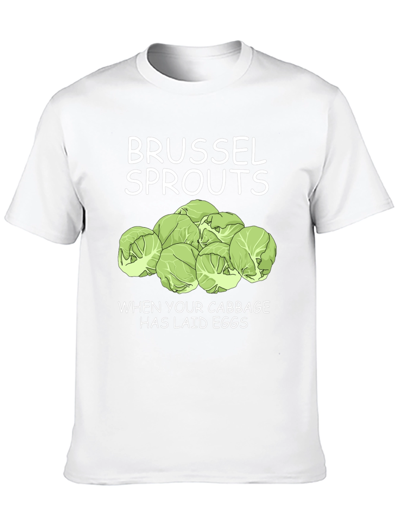 Brussels Sprouts Funny Graphic T-Shirt