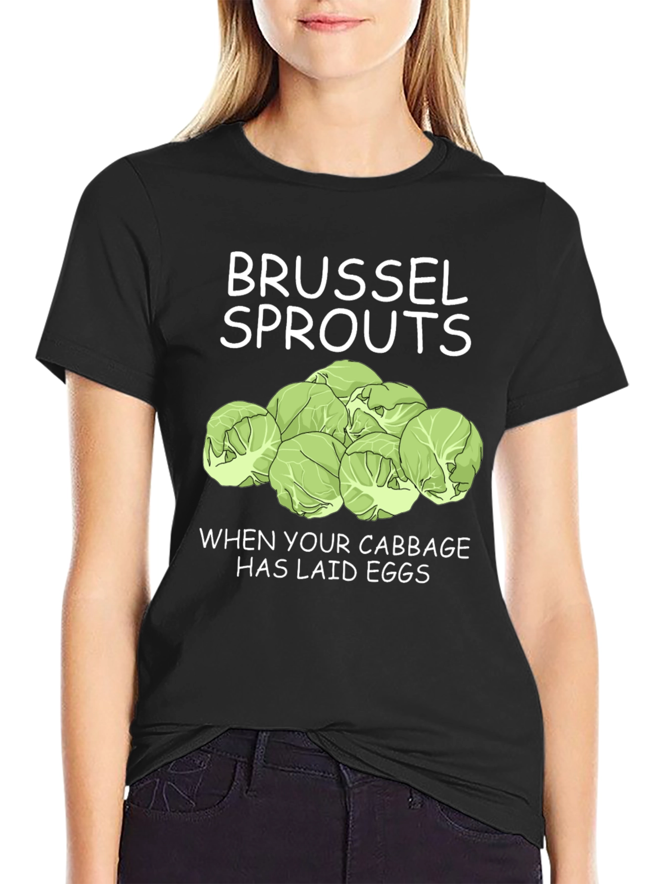Brussels Sprouts Funny Graphic T-Shirt