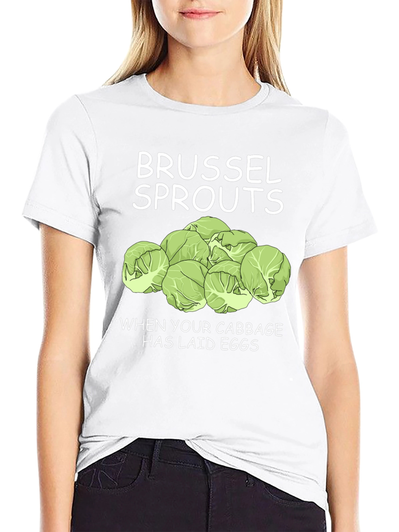 Brussels Sprouts Funny Graphic T-Shirt