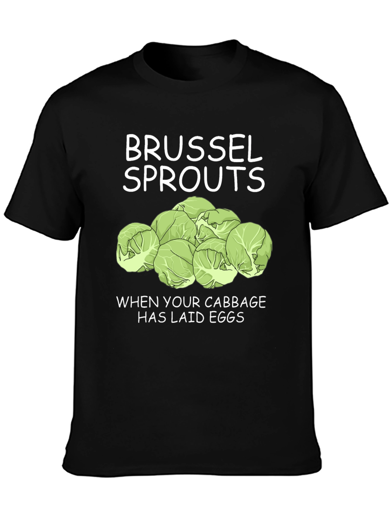Brussels Sprouts Funny Graphic T-Shirt