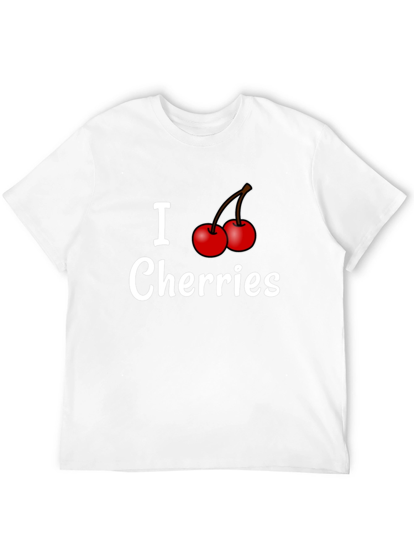 I Cherries Black T-Shirt