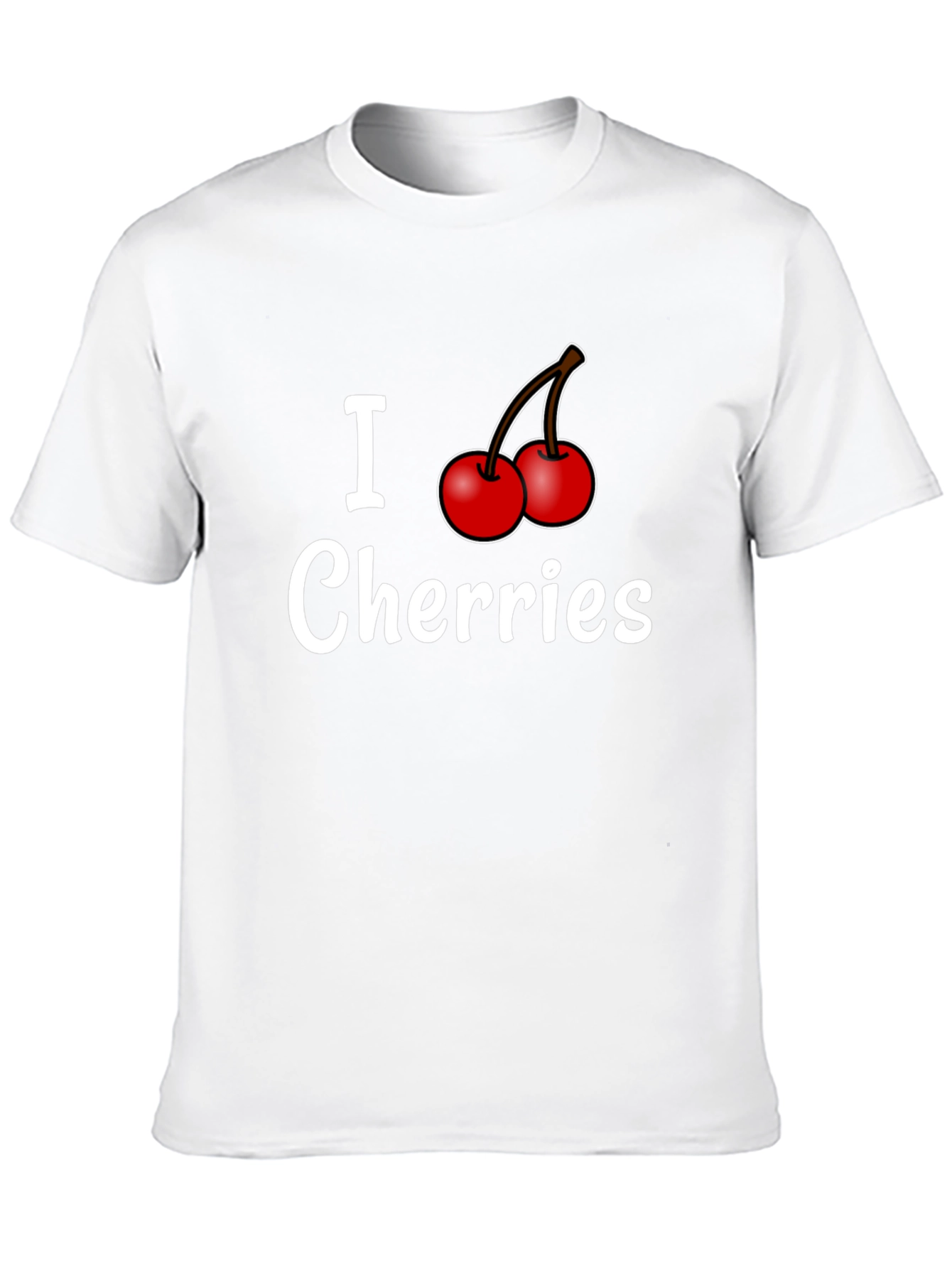 I Cherries Black T-Shirt