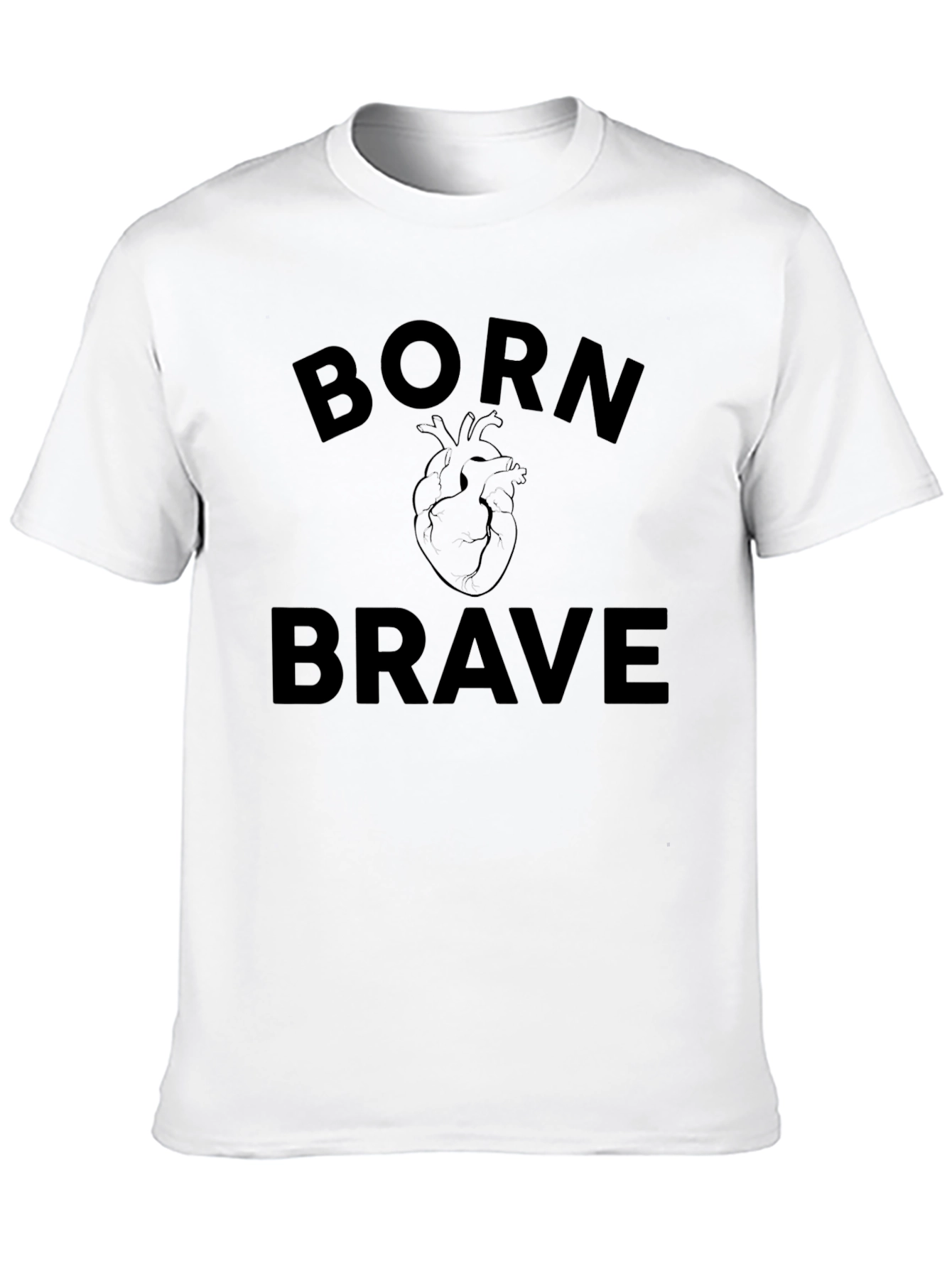 Born Brave Graphic Tee - Black